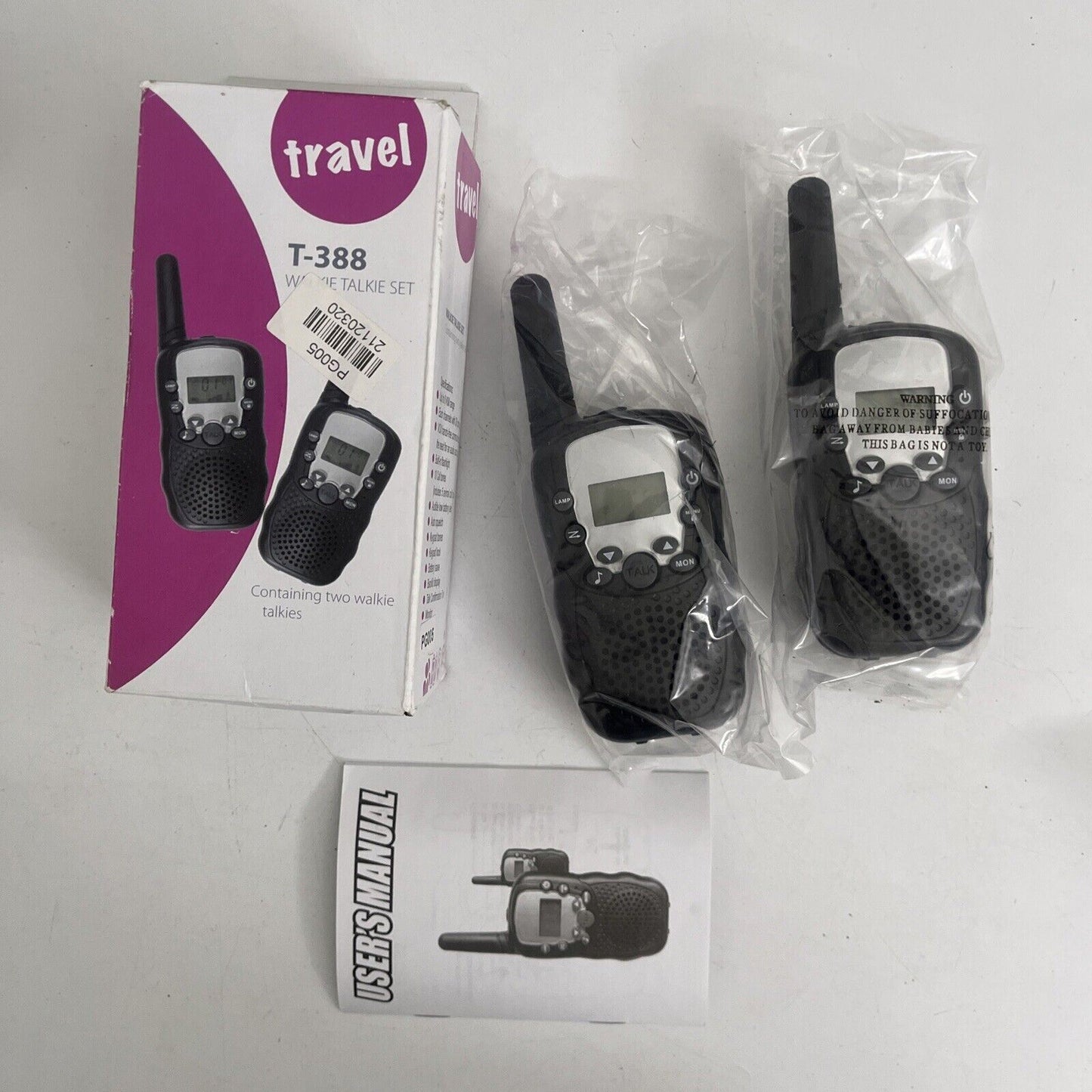 Travel Walkie Talkie Set 8km Range