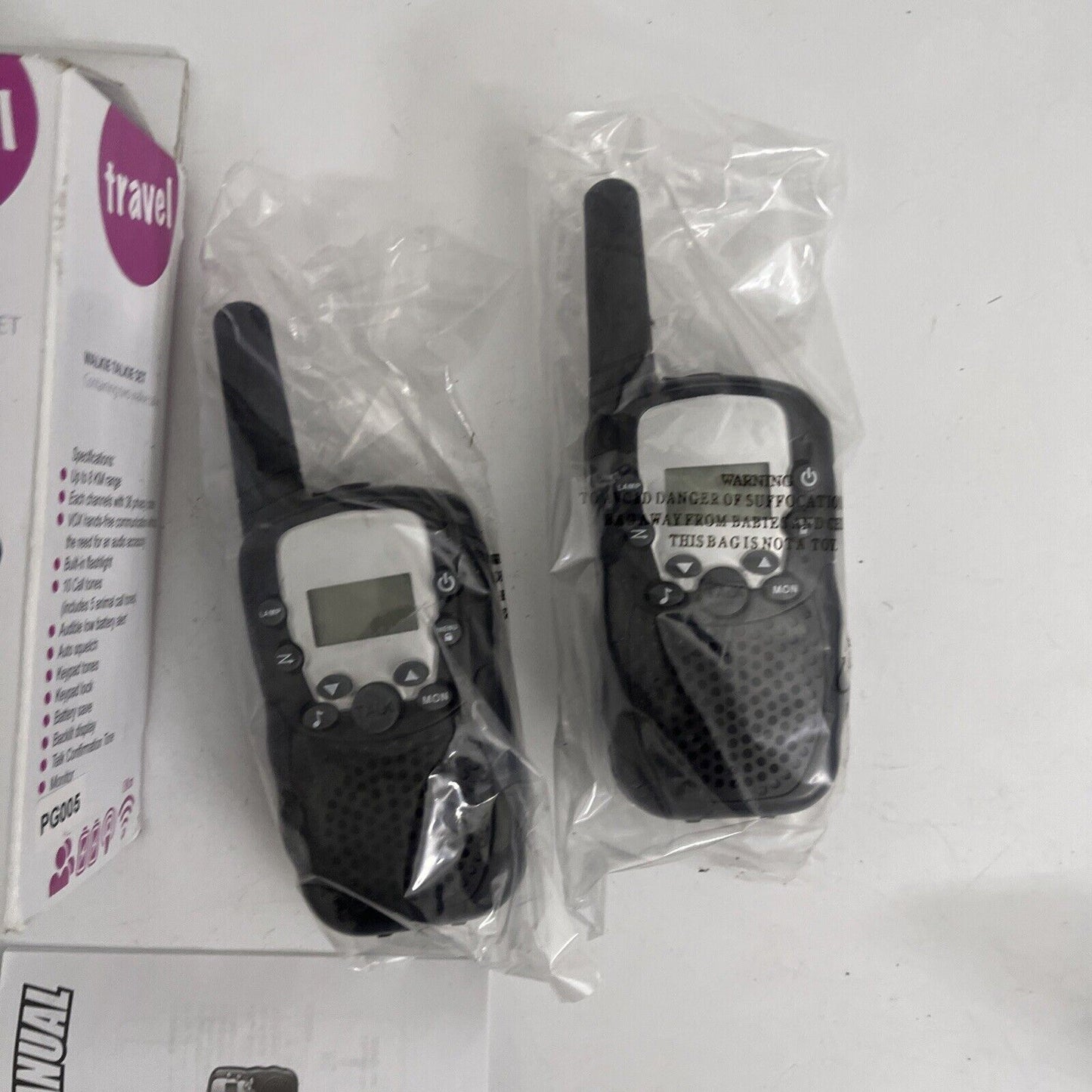 Travel Walkie Talkie Set 8km Range