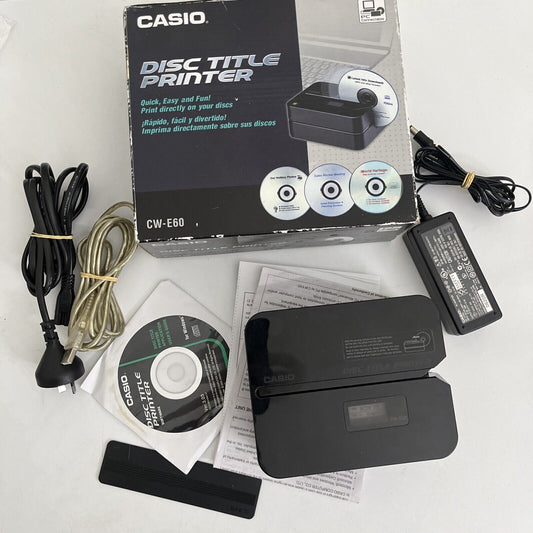 Casio Disc Title Printer CW-E60