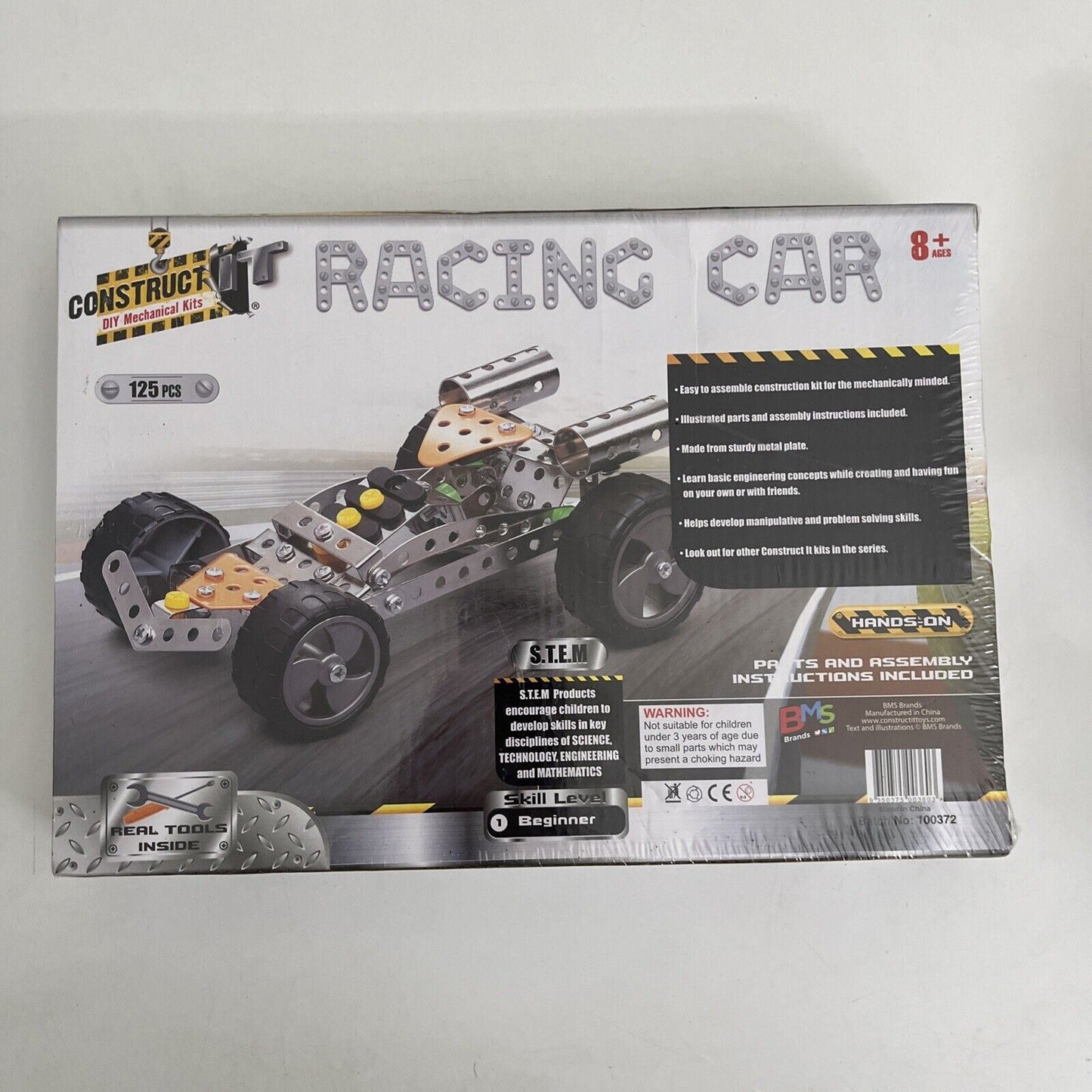 *New Sealed* RACING CAR Construct It! Construction Toy Kit Engineering Skills