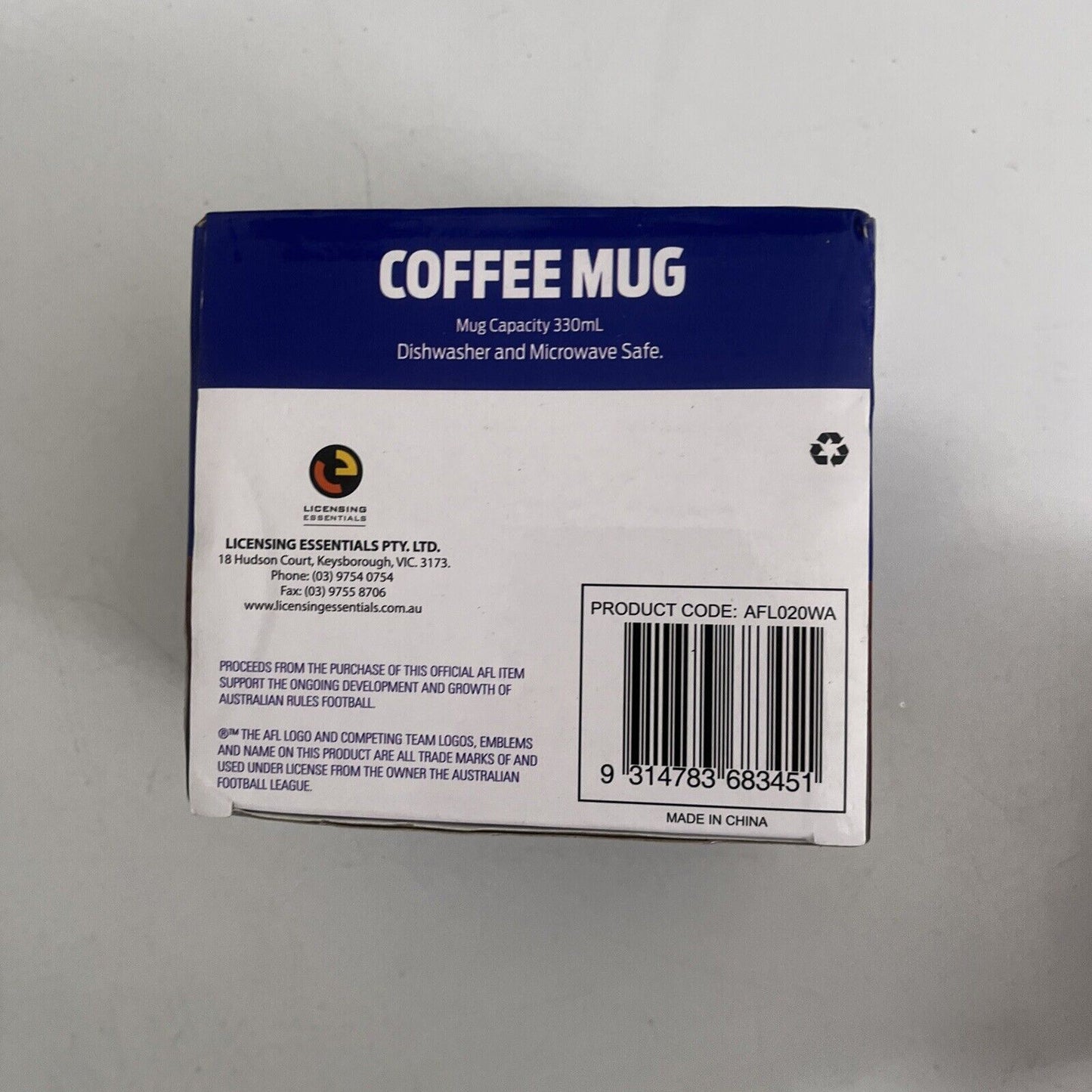 *New* AFL Adelaide Crows Fixture 2020 Mug