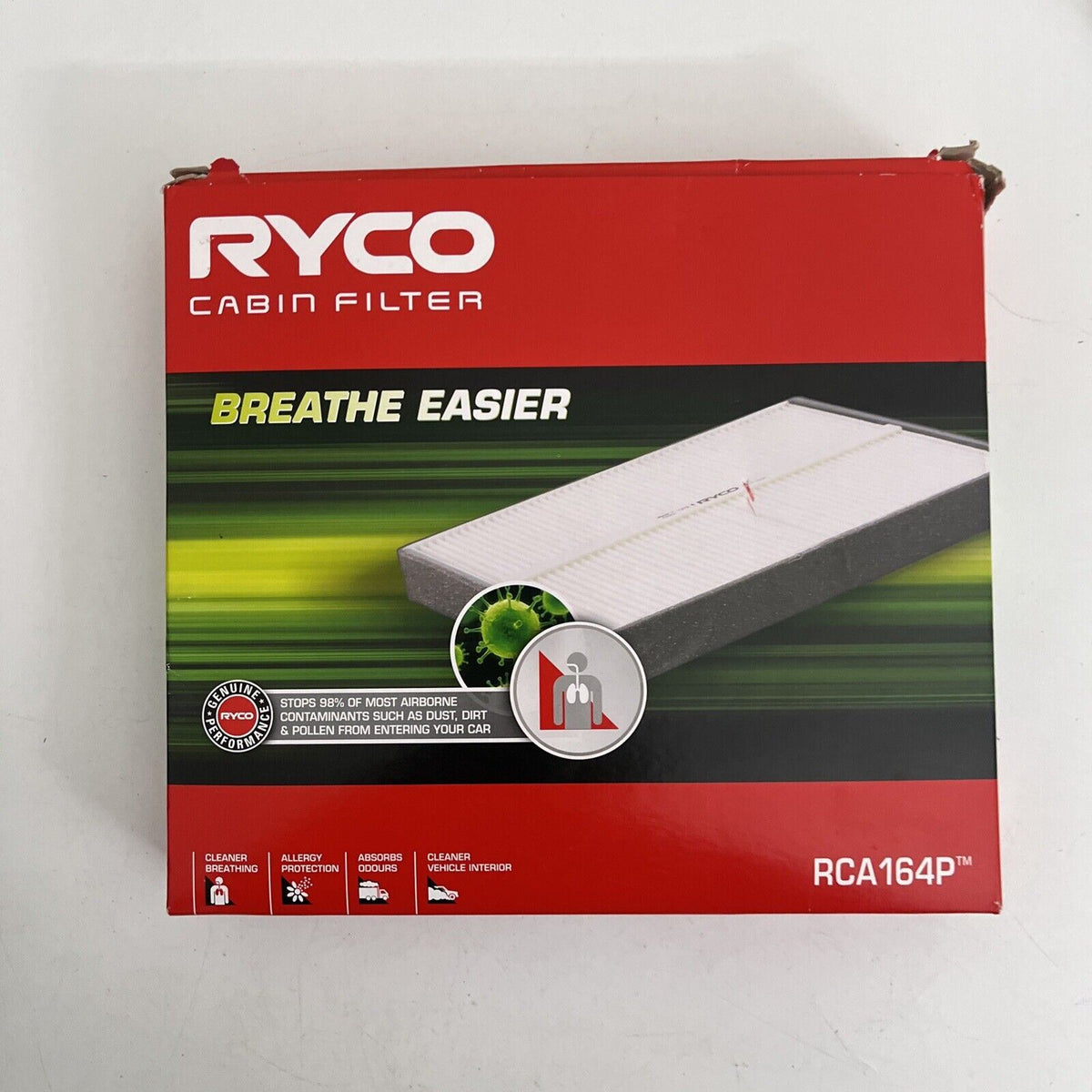 Ryco RCA164P Cabin Air Filter – Pollen Filter For Your Car – Made In Australia