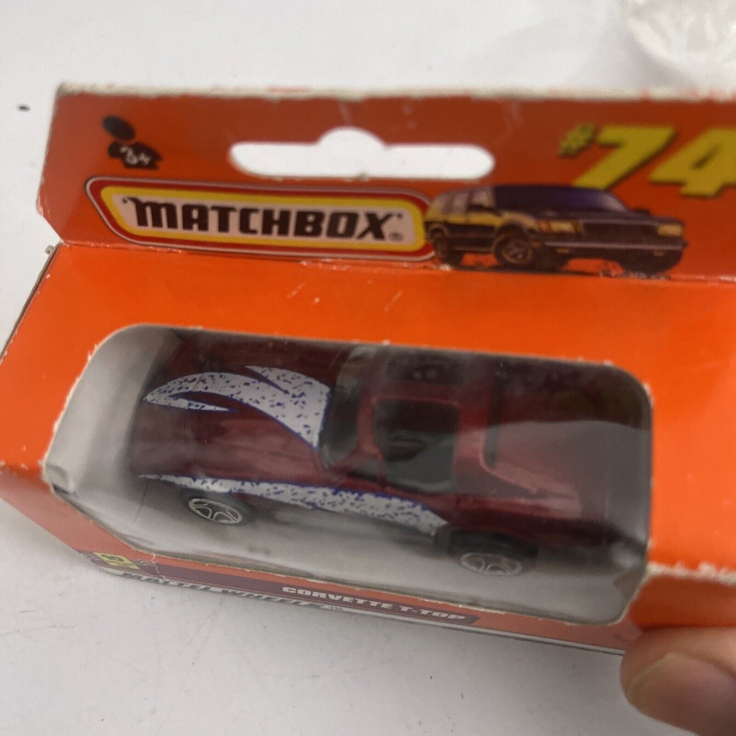Matchbox Corvette T-Top #74 1997