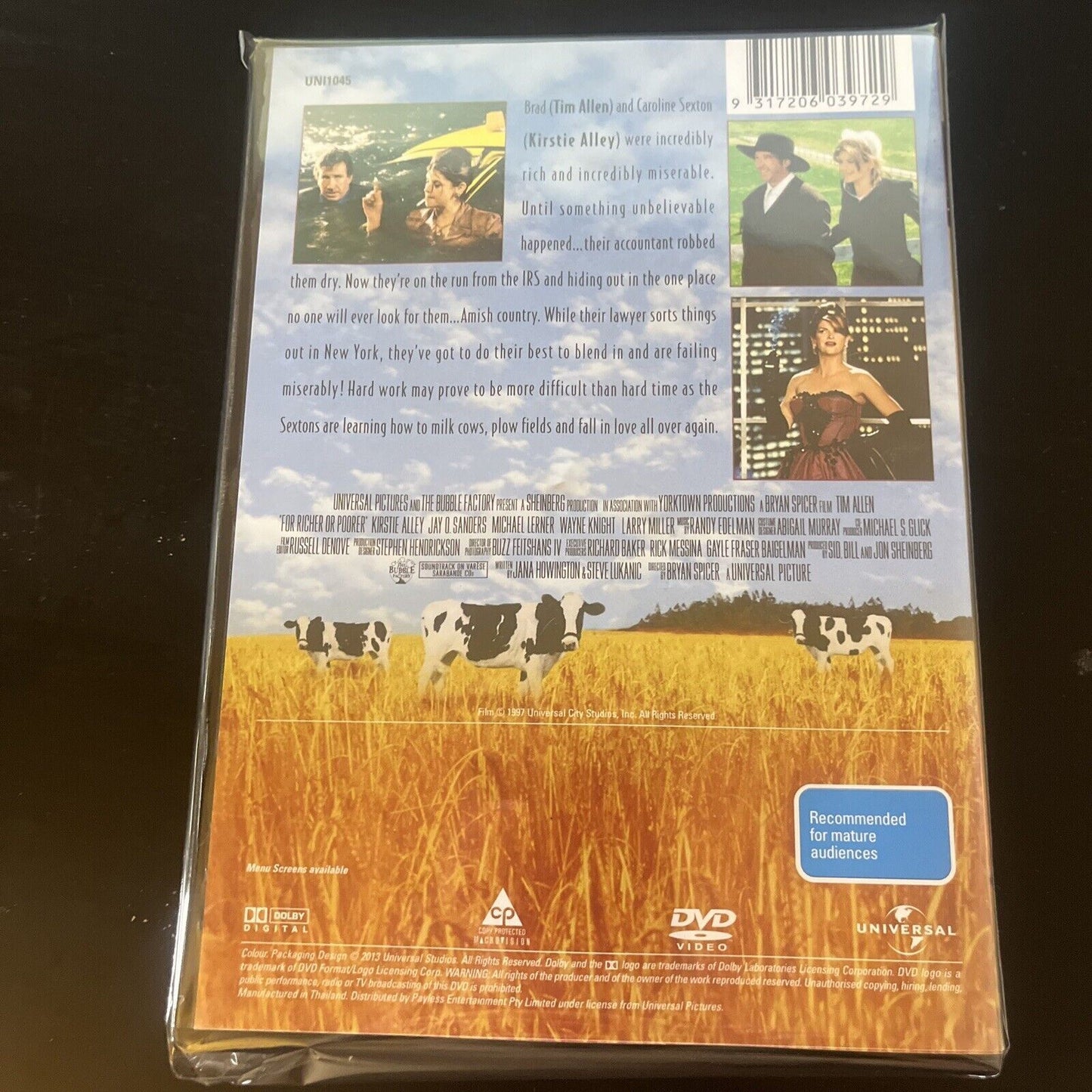 For Richer Or Poorer (DVD, 1987) Tim Allen, Kirstie Alley NEW  Region 4