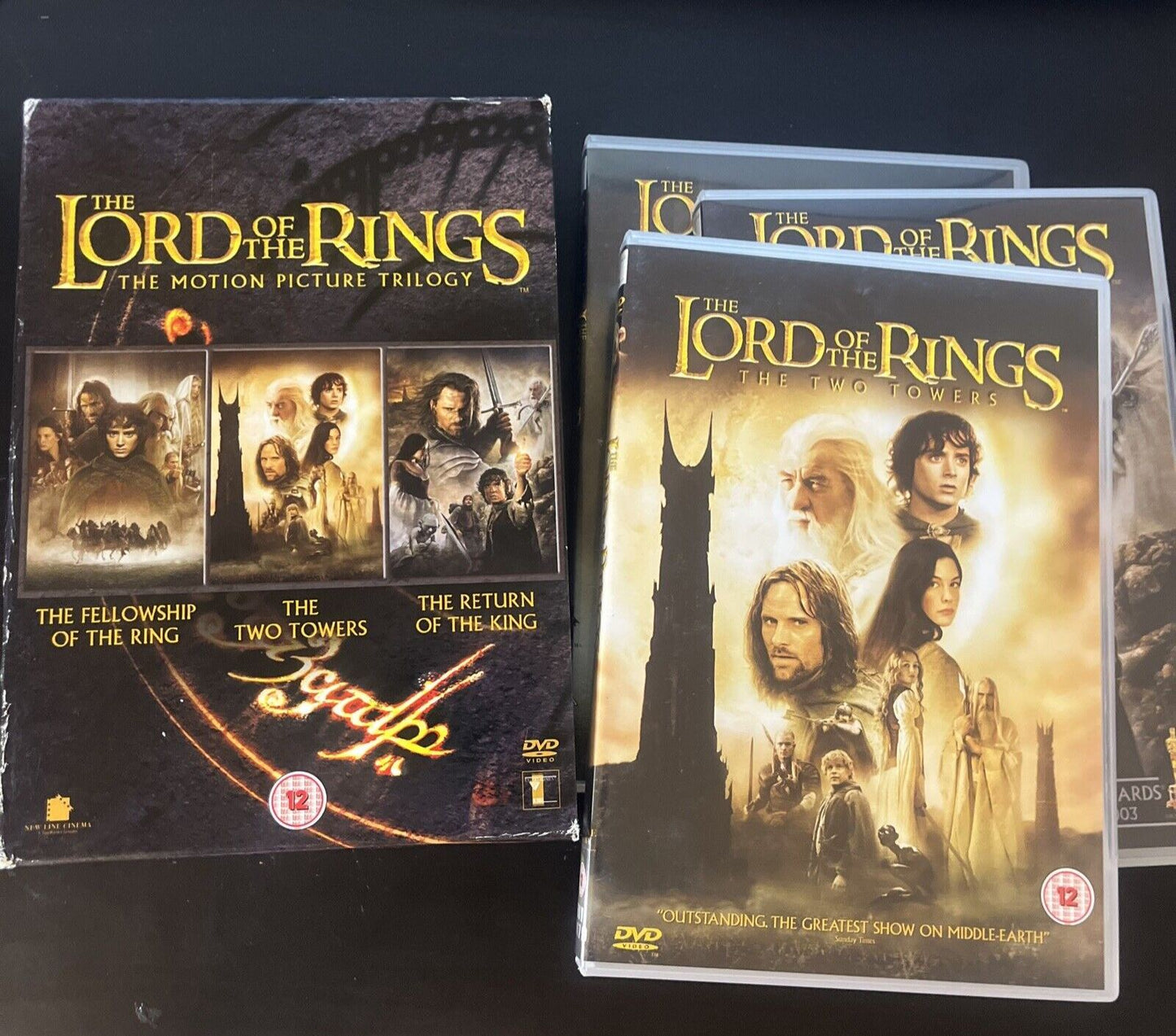 The Lord of The Rings The Motion Picture Trilogy (DVD, 2004, 6-Disc) Region 2