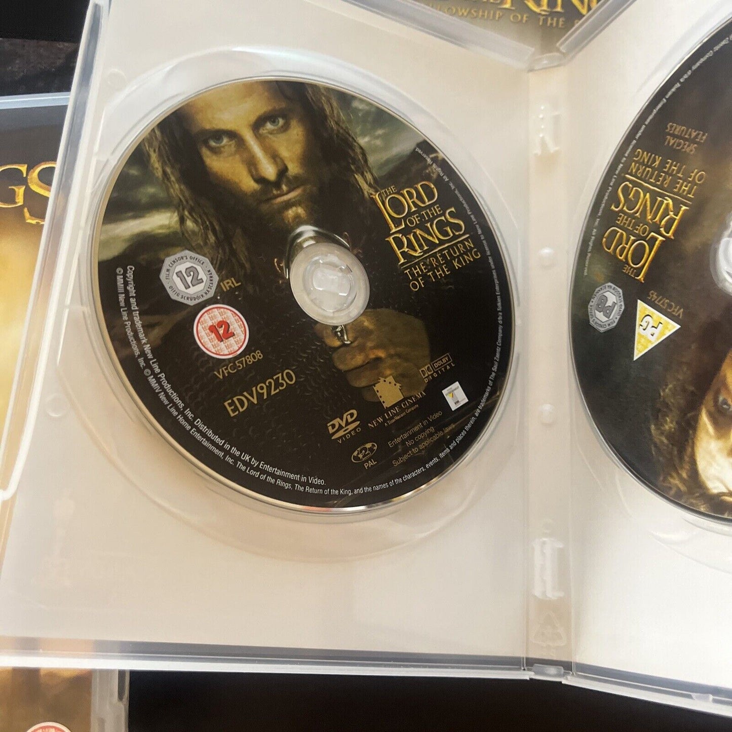 The Lord of The Rings The Motion Picture Trilogy (DVD, 2004, 6-Disc) Region 2