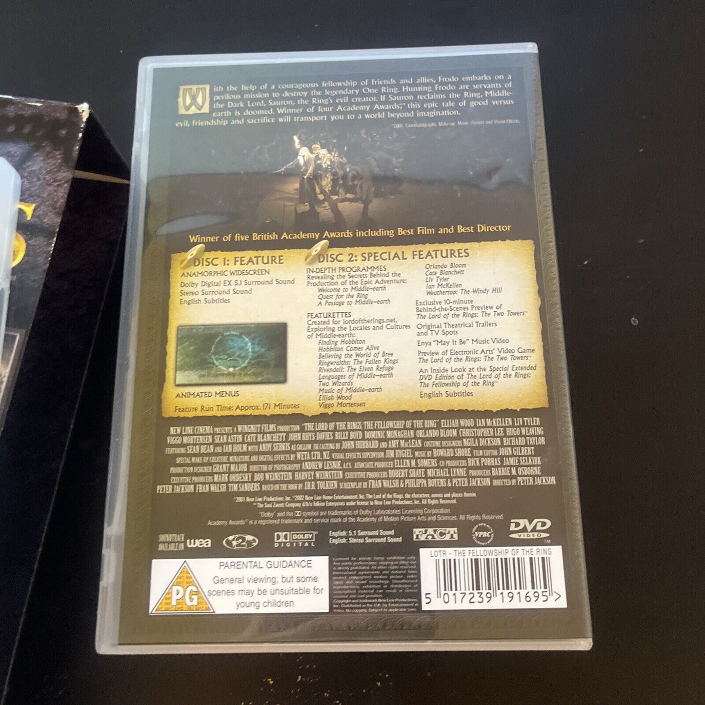 The Lord of The Rings The Motion Picture Trilogy (DVD, 2004, 6-Disc) Region 2