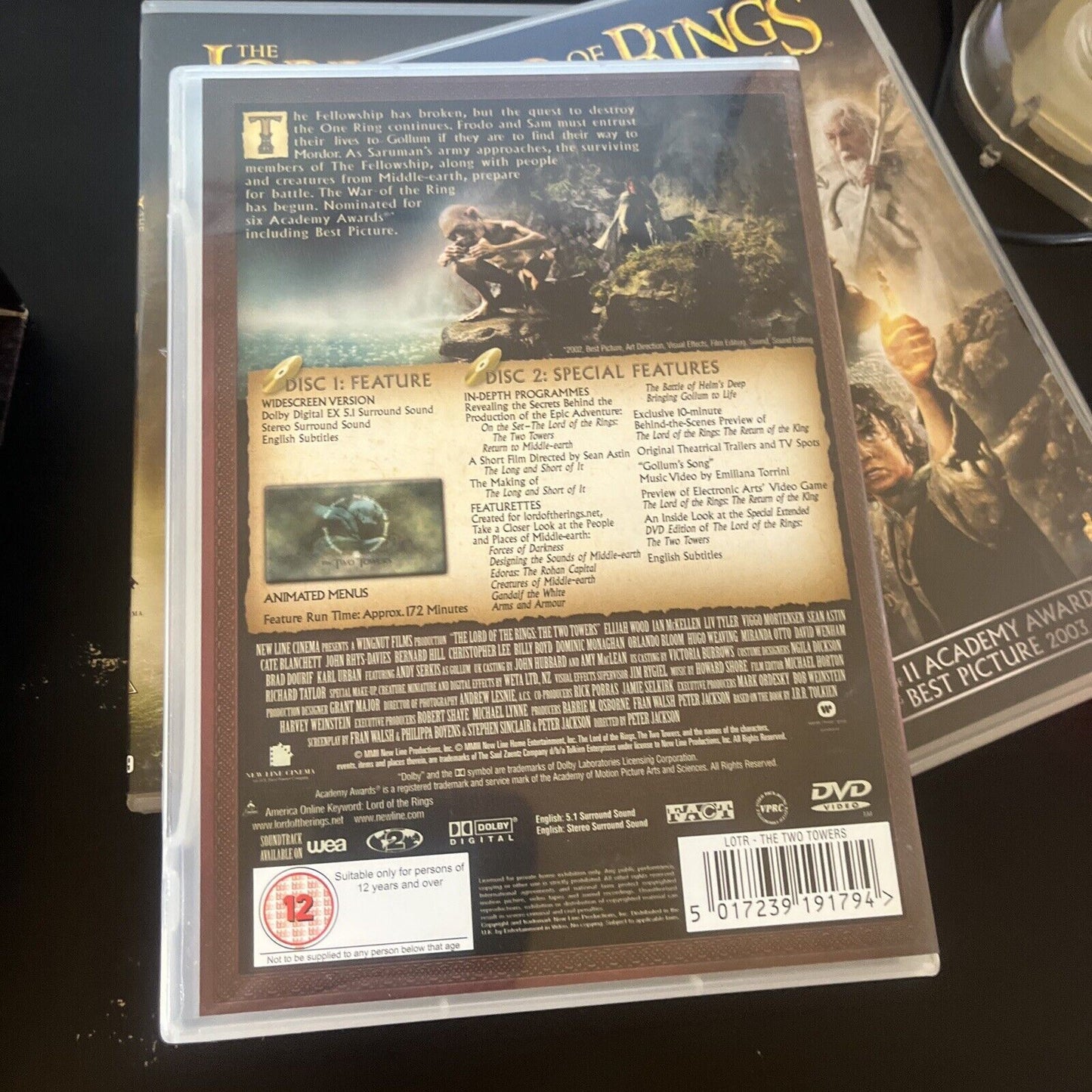 The Lord of The Rings The Motion Picture Trilogy (DVD, 2004, 6-Disc) Region 2
