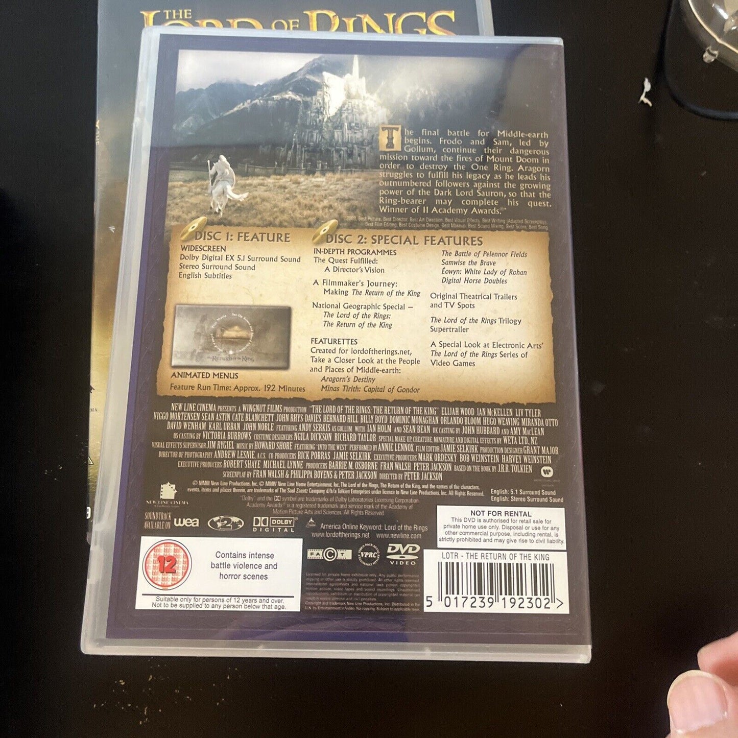The Lord of The Rings The Motion Picture Trilogy (DVD, 2004, 6-Disc) Region 2