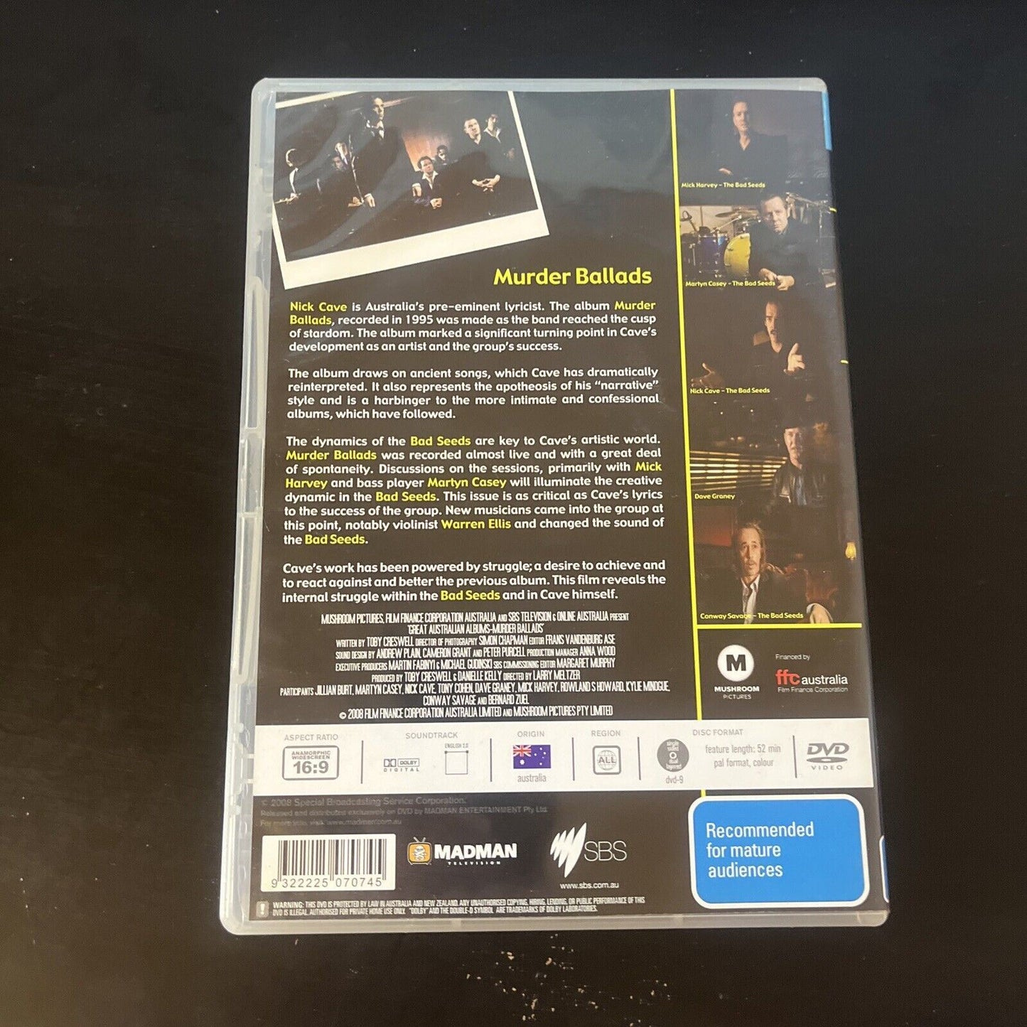 Great Australian Albums 2: Nick Cave & the Bad Seeds - Murder Ballads (DVD, 2008