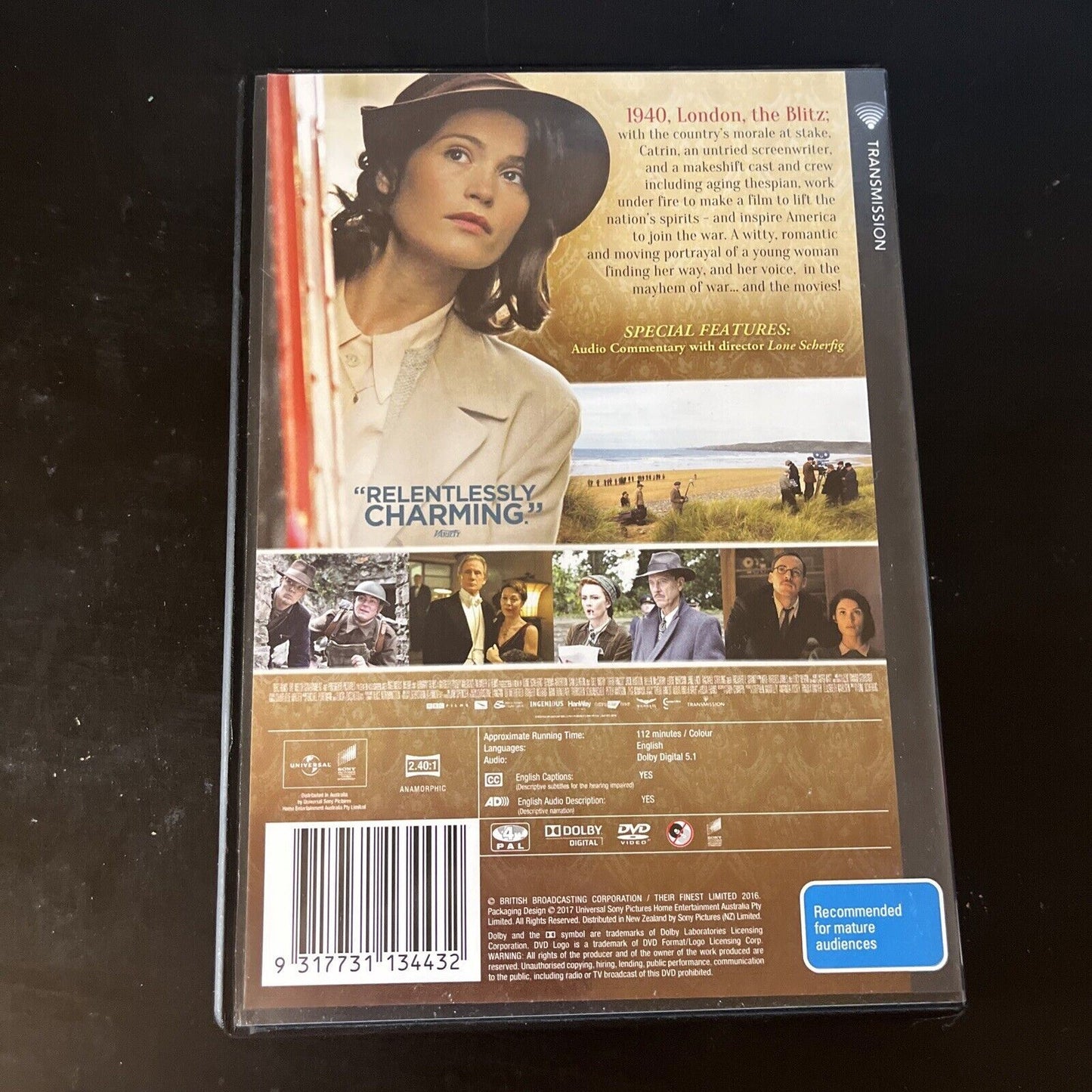 Their Finest (DVD, 2016) Gemma Arterton, Sam Claflin, Bill Nighy NEW Region 4