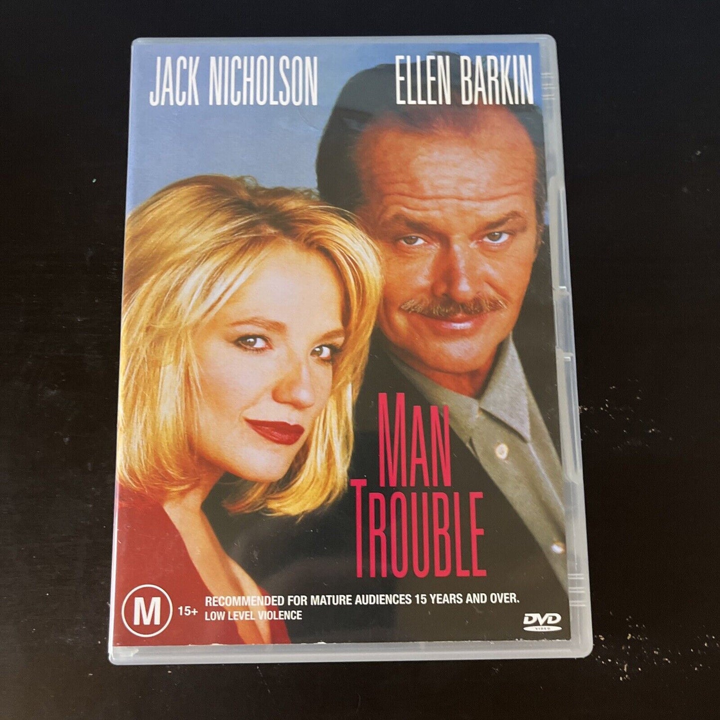 Man Trouble (DVD, 1992) Jack Nicholson, Ellen Barkin, Region 4