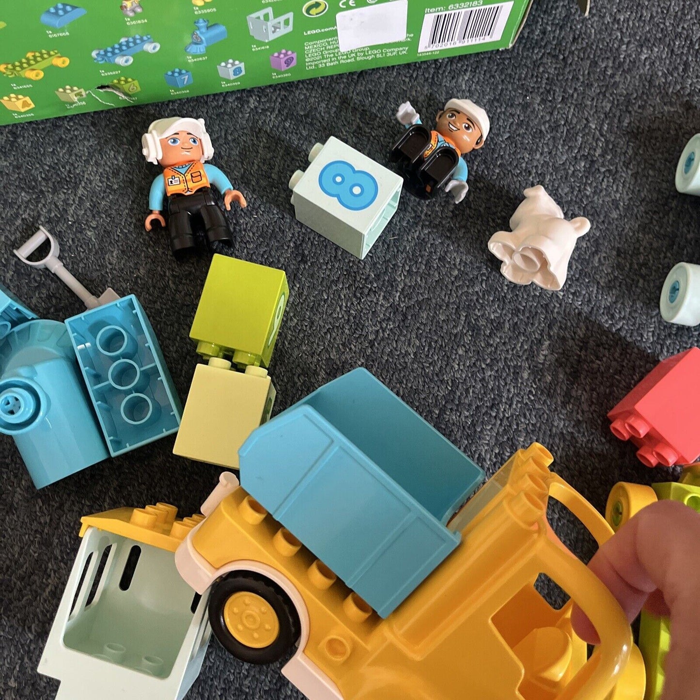 LEGO Duplo: Number Train - Learn To Count (10954) *Incomplete Uncounted*