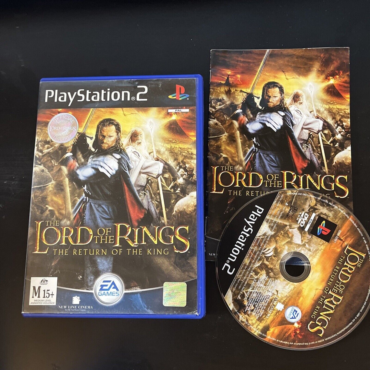 The Lord of the Rings : Return of the King Sony PS2 PAL complete with manual.