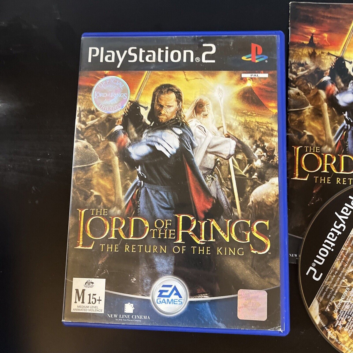 The Lord of the Rings : Return of the King Sony PS2 PAL complete with manual.