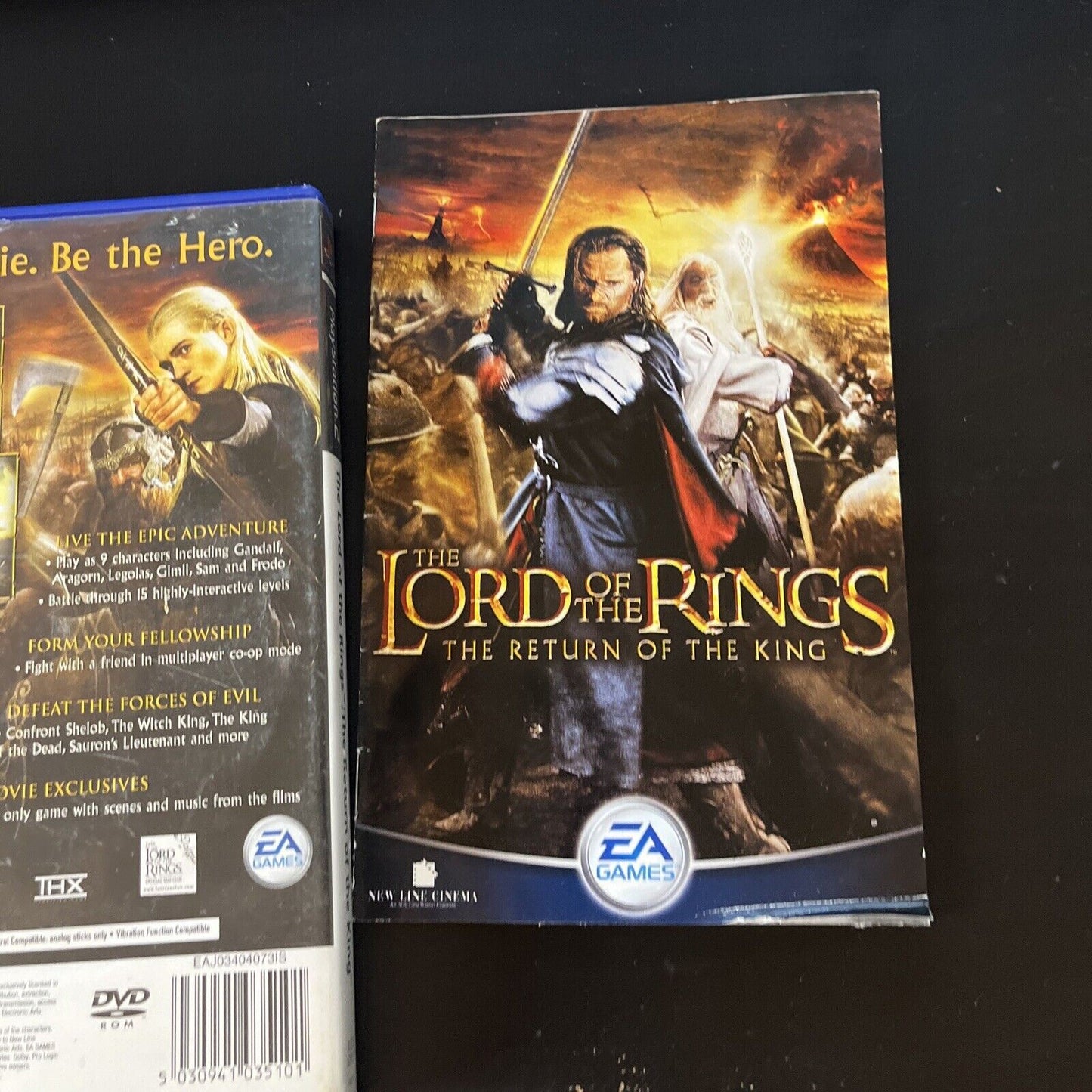 The Lord of the Rings : Return of the King Sony PS2 PAL complete with manual.