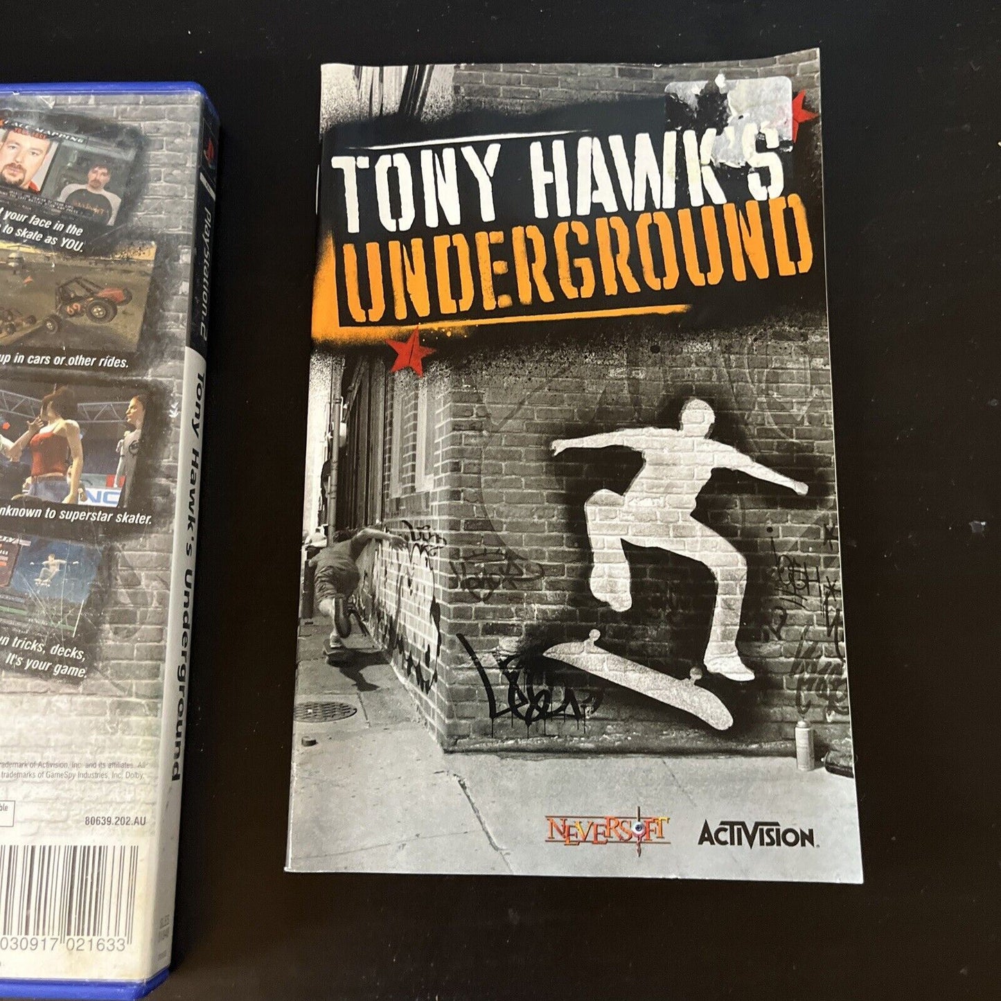 Tony Hawk's Underground - Sony Playstation 2 PS2 With Manual PAL