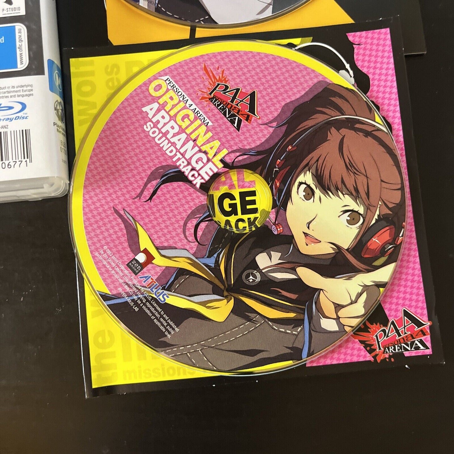 Persona 4 Arena P4A Sony Playstation 3 With Manual & CD Soundtrack