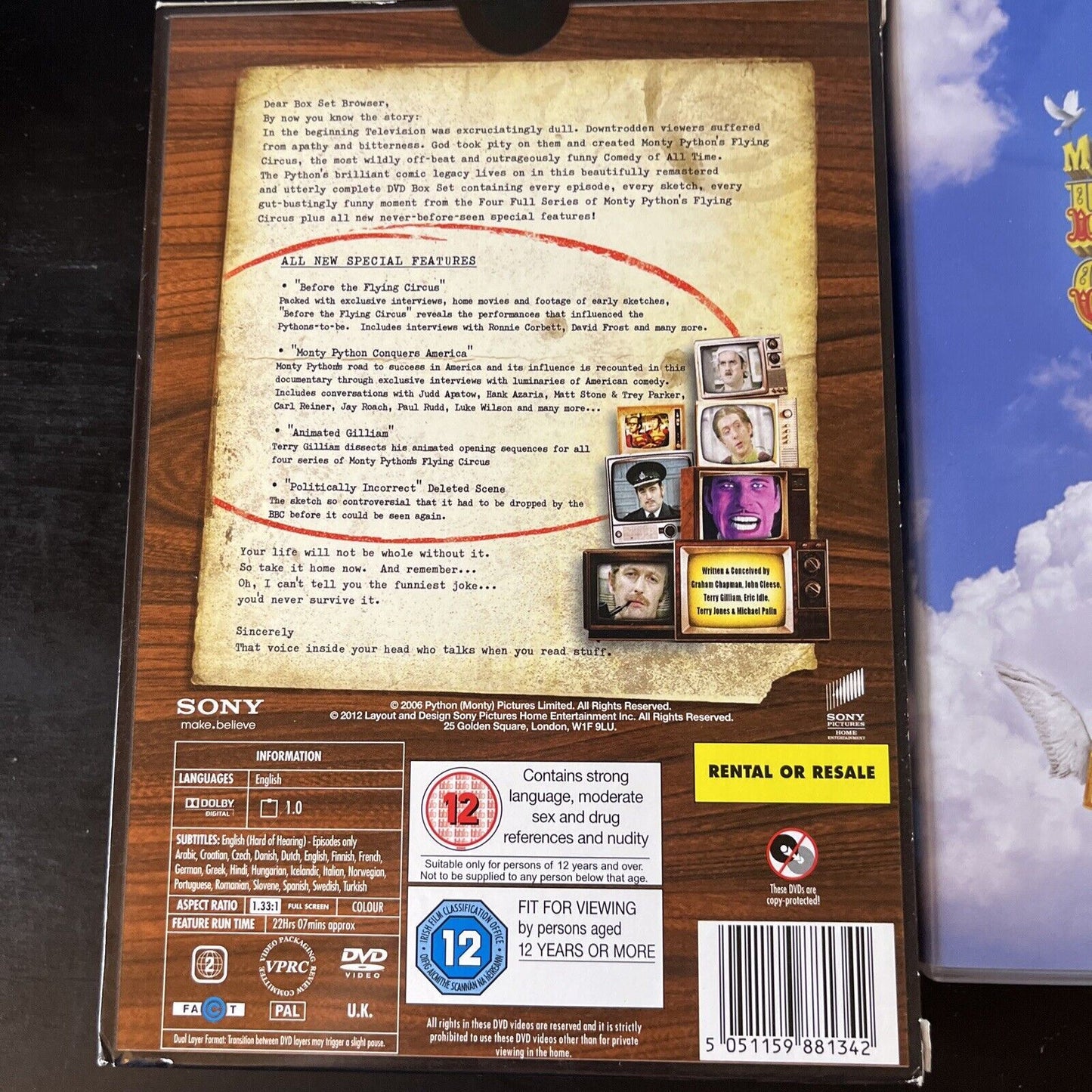 Monty Python's Flying Circus: The Complete Series Boxset (DVD, 8-Disc) Region 2