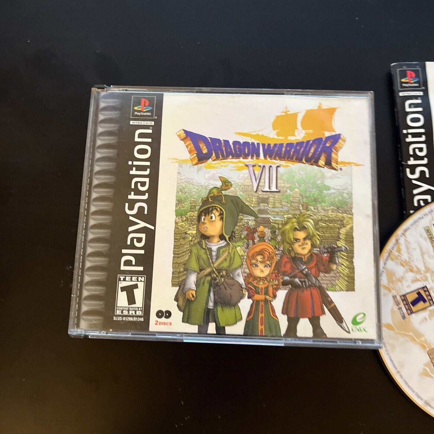 Dragon Warrior VII PlayStation 1 PS1 with Manual *USA version NTSC*