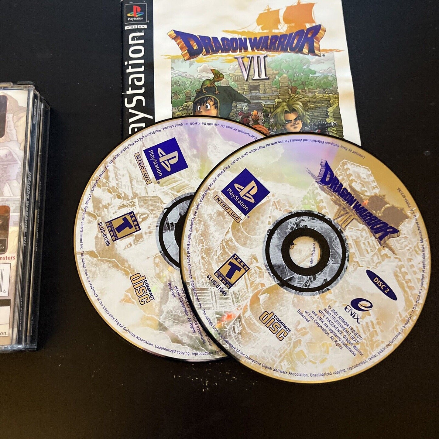 Dragon Warrior VII PlayStation 1 PS1 with Manual *USA version NTSC*