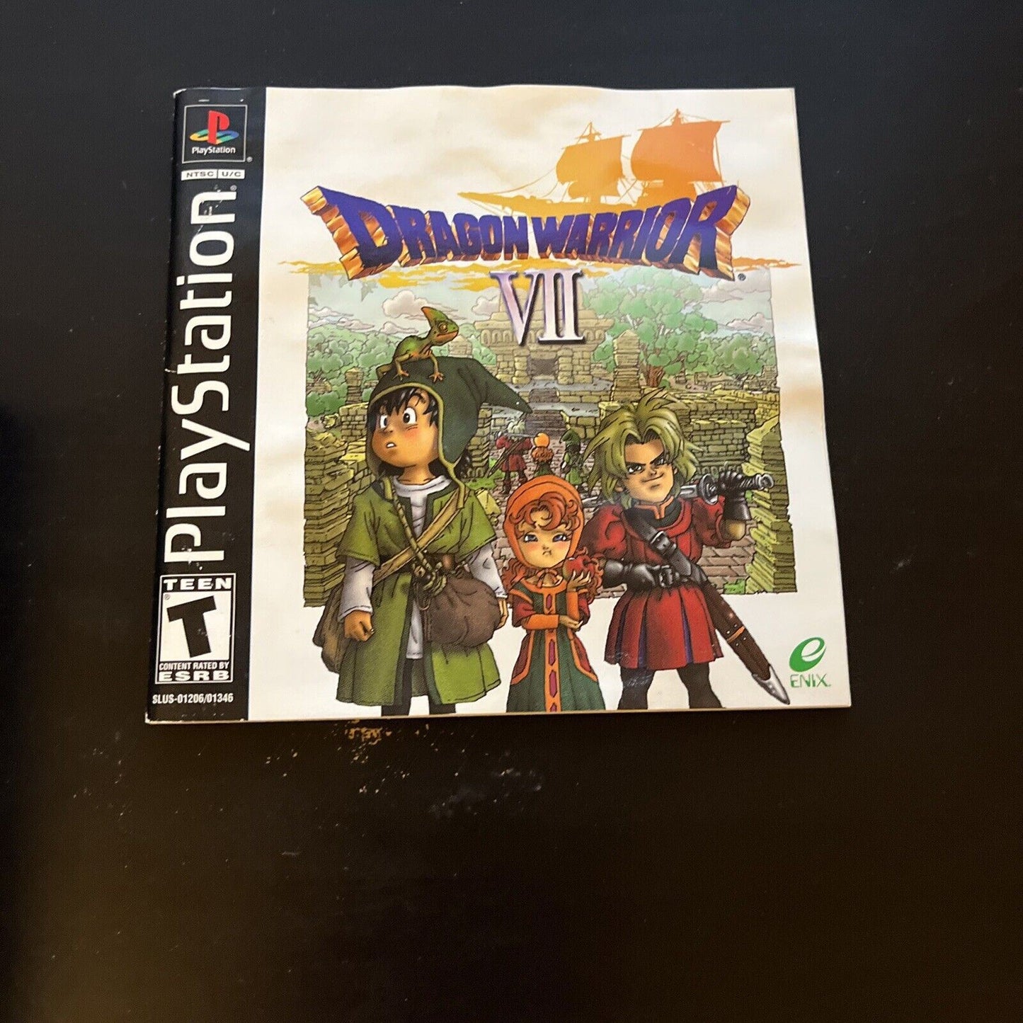 Dragon Warrior VII PlayStation 1 PS1 with Manual *USA version NTSC*