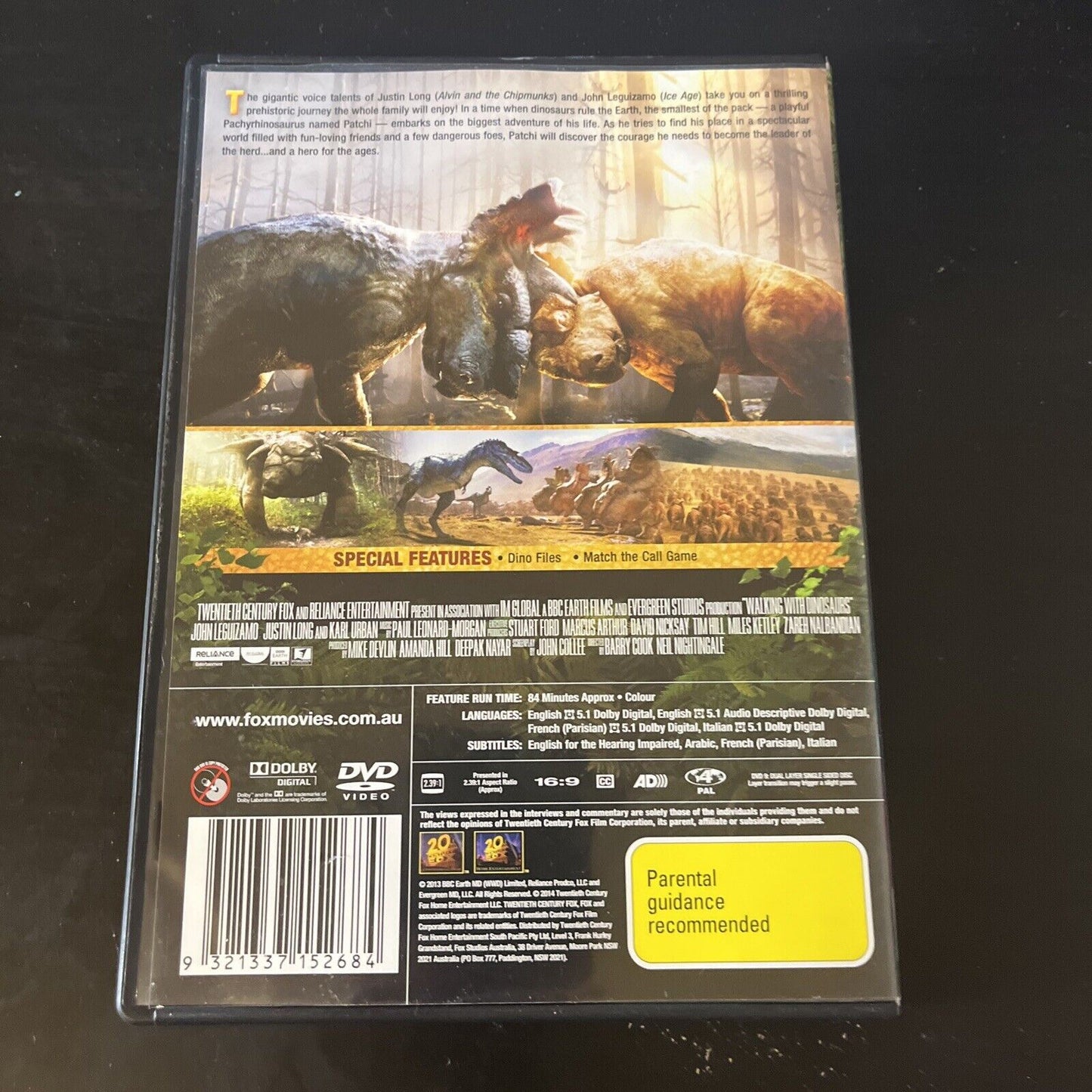 Walking With Dinosaurs: The Movie (DVD, 2013) NEW Region 4