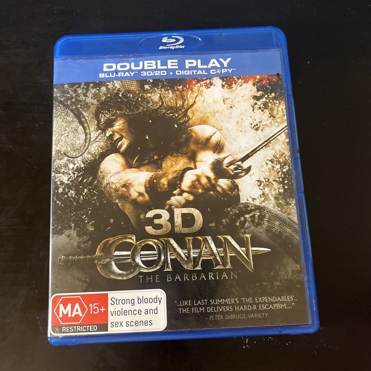 Conan The Barbarian - 3D (Blu-ray 3D, 2011) Jason Momoa, Stephen Lang, Region B