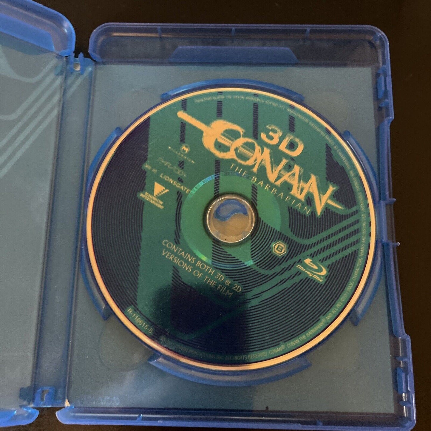 Conan The Barbarian - 3D (Blu-ray 3D, 2011) Jason Momoa, Stephen Lang, Region B