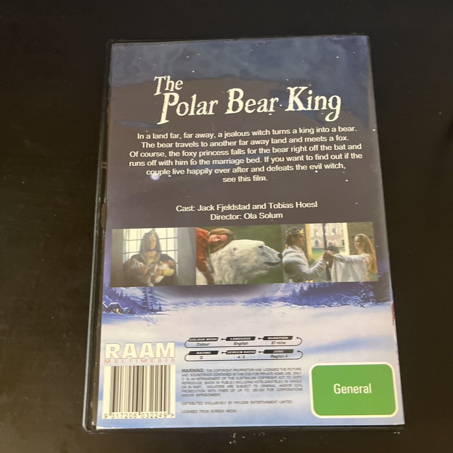 The Polar Bear King (DVD, 1991) Region 4