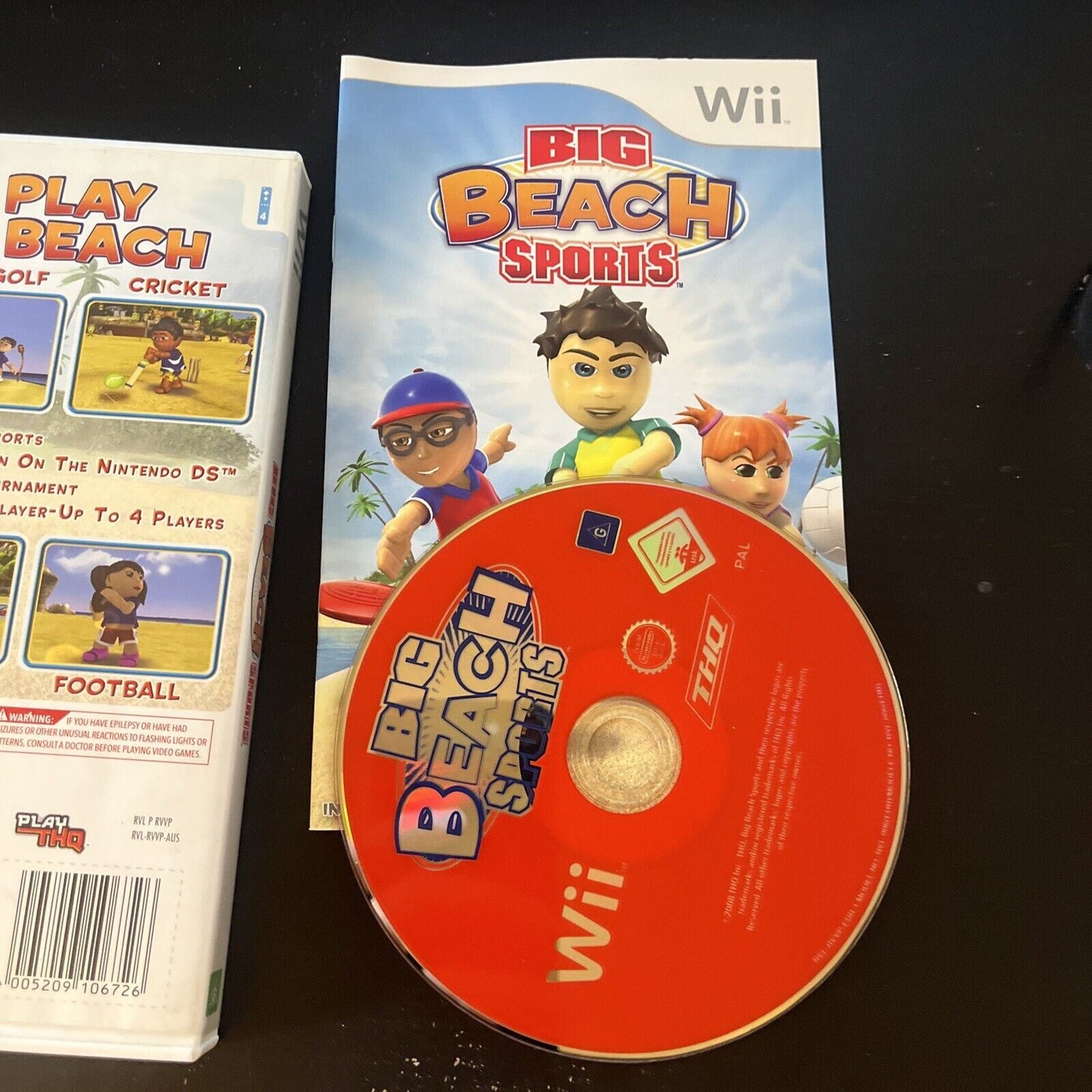 Big Beach Sports Nintendo Wii - Complete With Manual  PAL