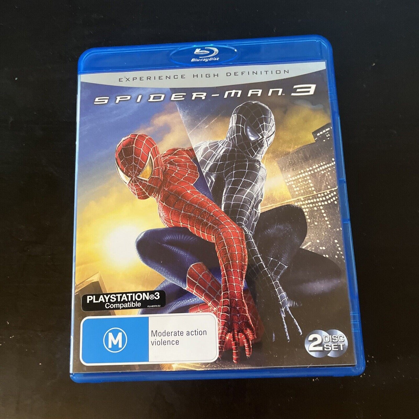 Spider-Man 3 (Blu-ray, 2007, 2-Disc) Tobey Maguire, Kirsten Dunst All Regions