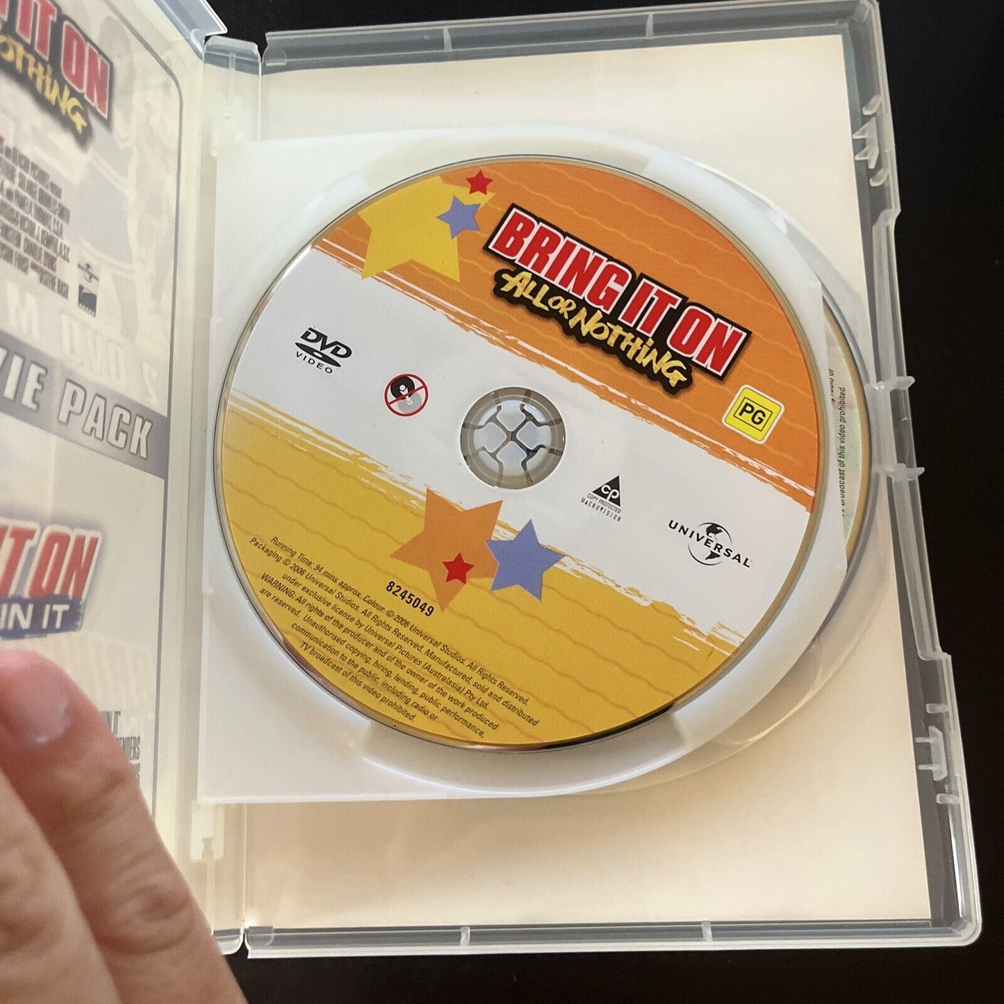 Bring It On All or Nothing / Bring It On In It To Win It (DVD, 2006) Region 4