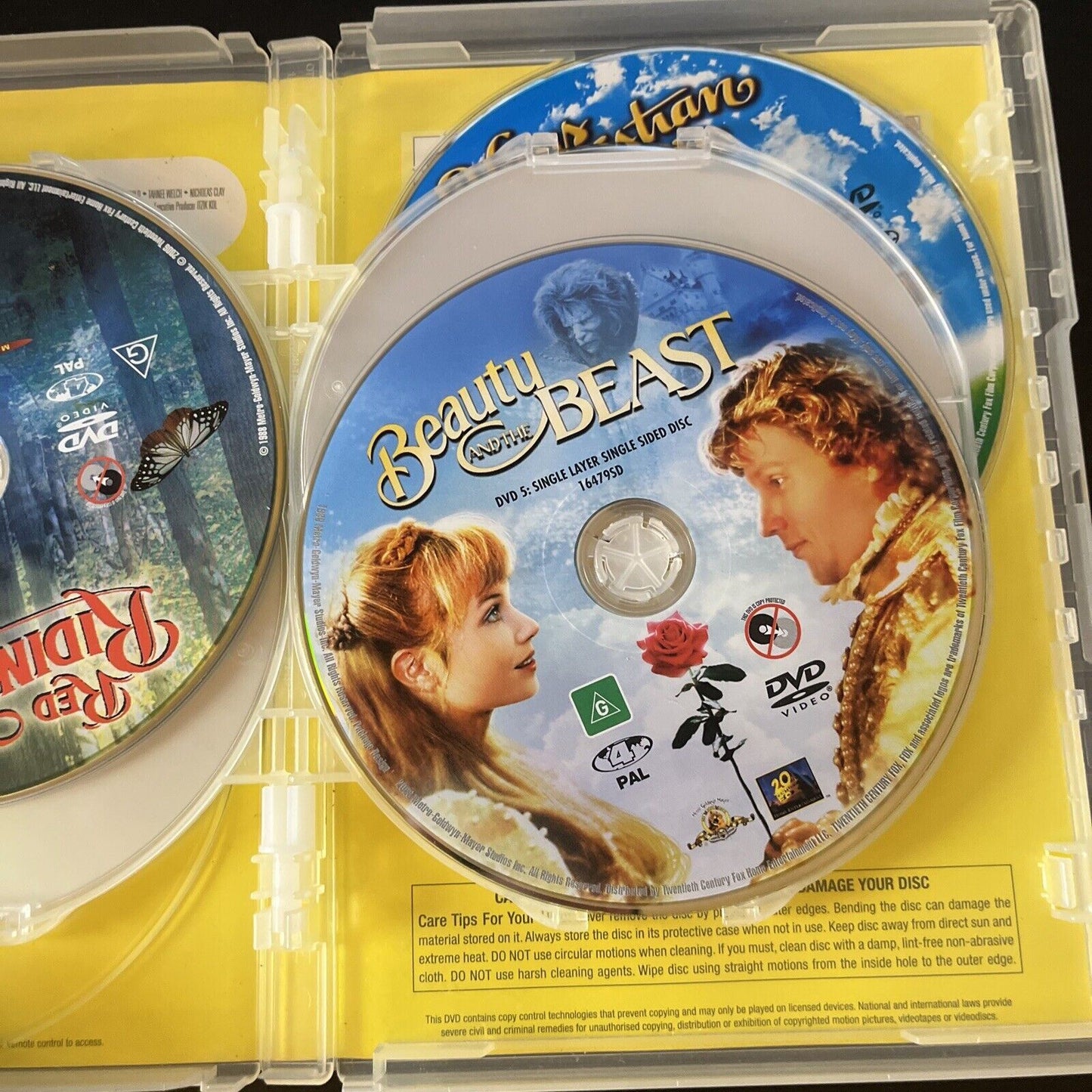 Sleeping Beauty, Red Riding Hood, Beauty & The Beast, Hansel & Gretel DVD