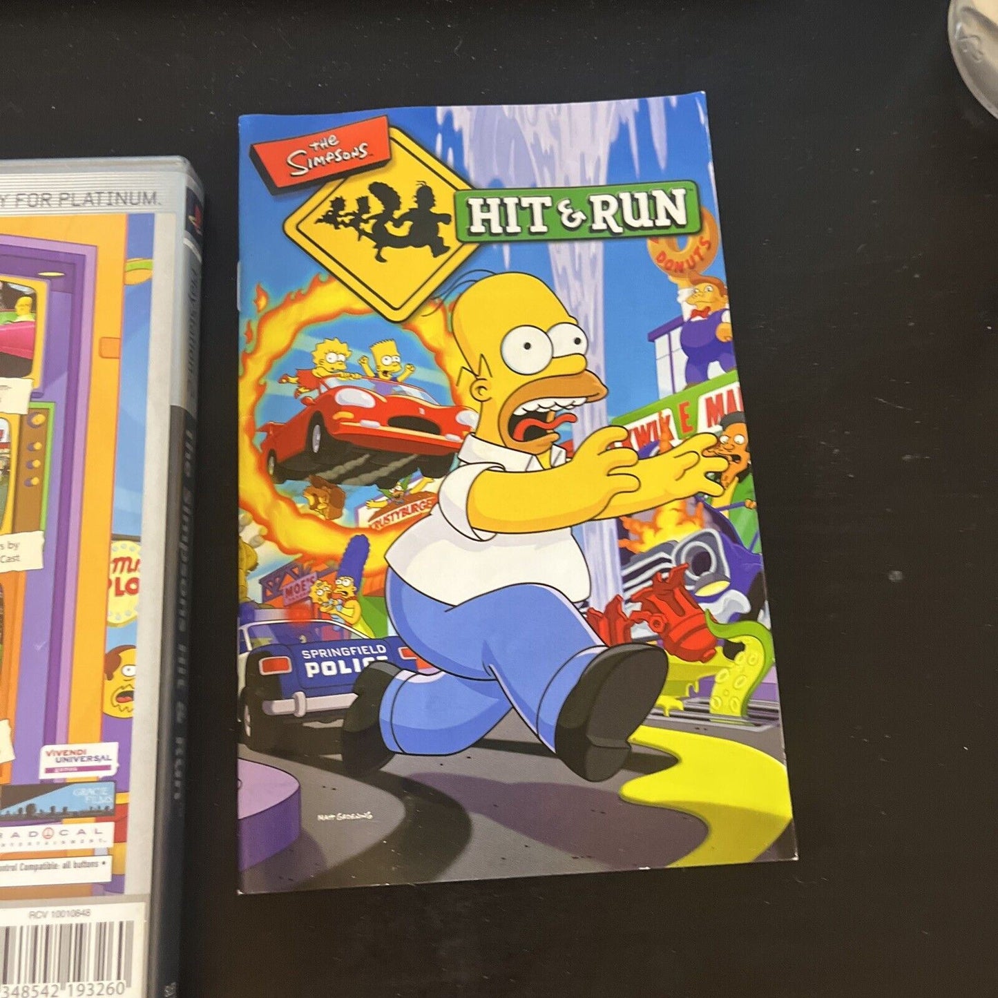 The Simpsons Hit and Run PS2 Playstation (Platinum) PAL With Manual