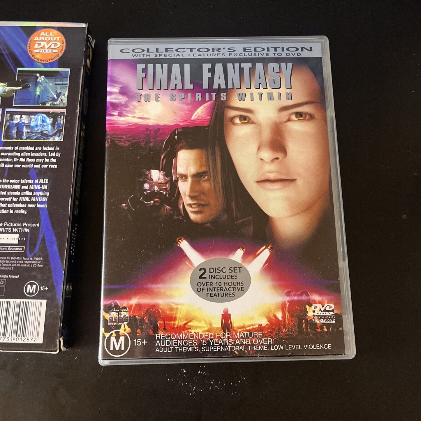 Final Fantasy - The Spirits Within - Collectors Edition (DVD, 2001) Region 4