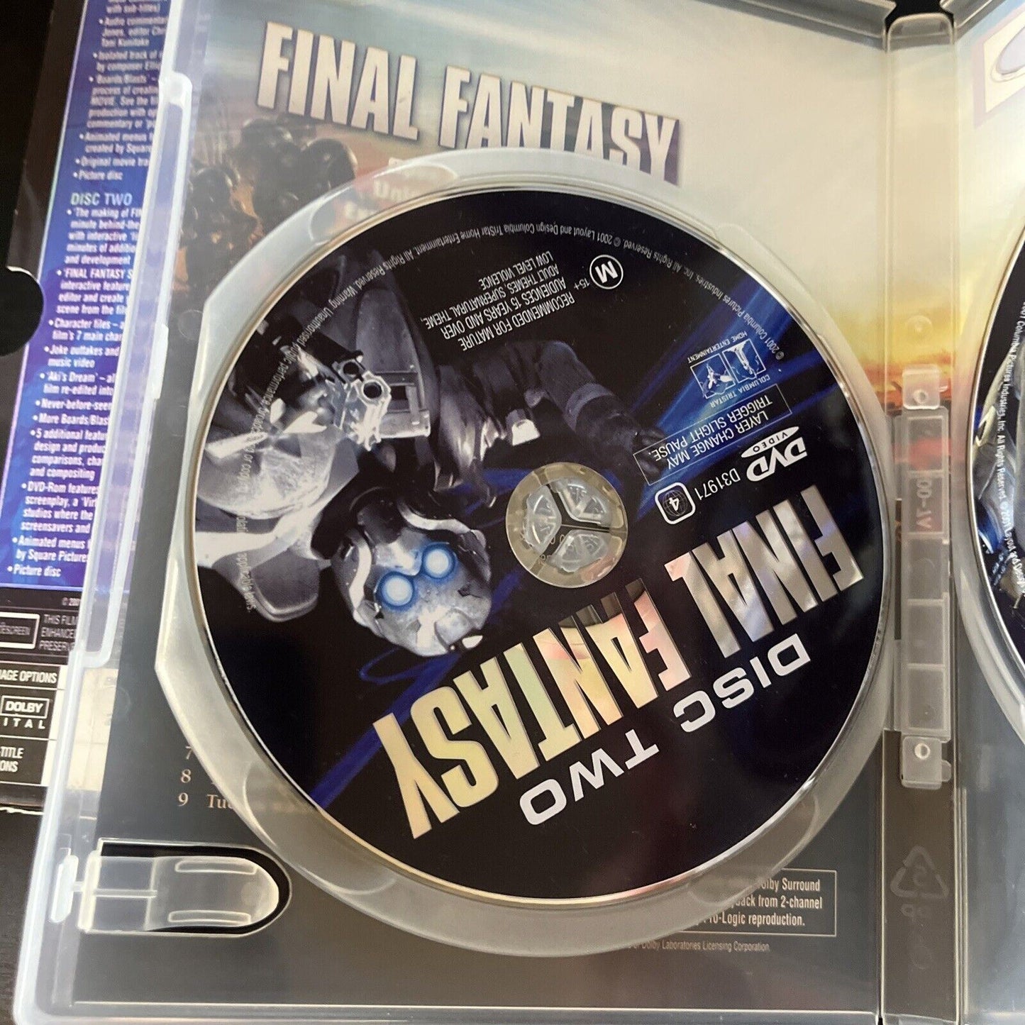 Final Fantasy - The Spirits Within - Collectors Edition (DVD, 2001) Region 4