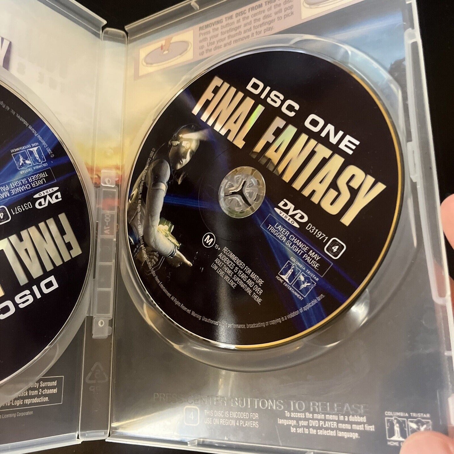 Final Fantasy - The Spirits Within - Collectors Edition (DVD, 2001) Region 4