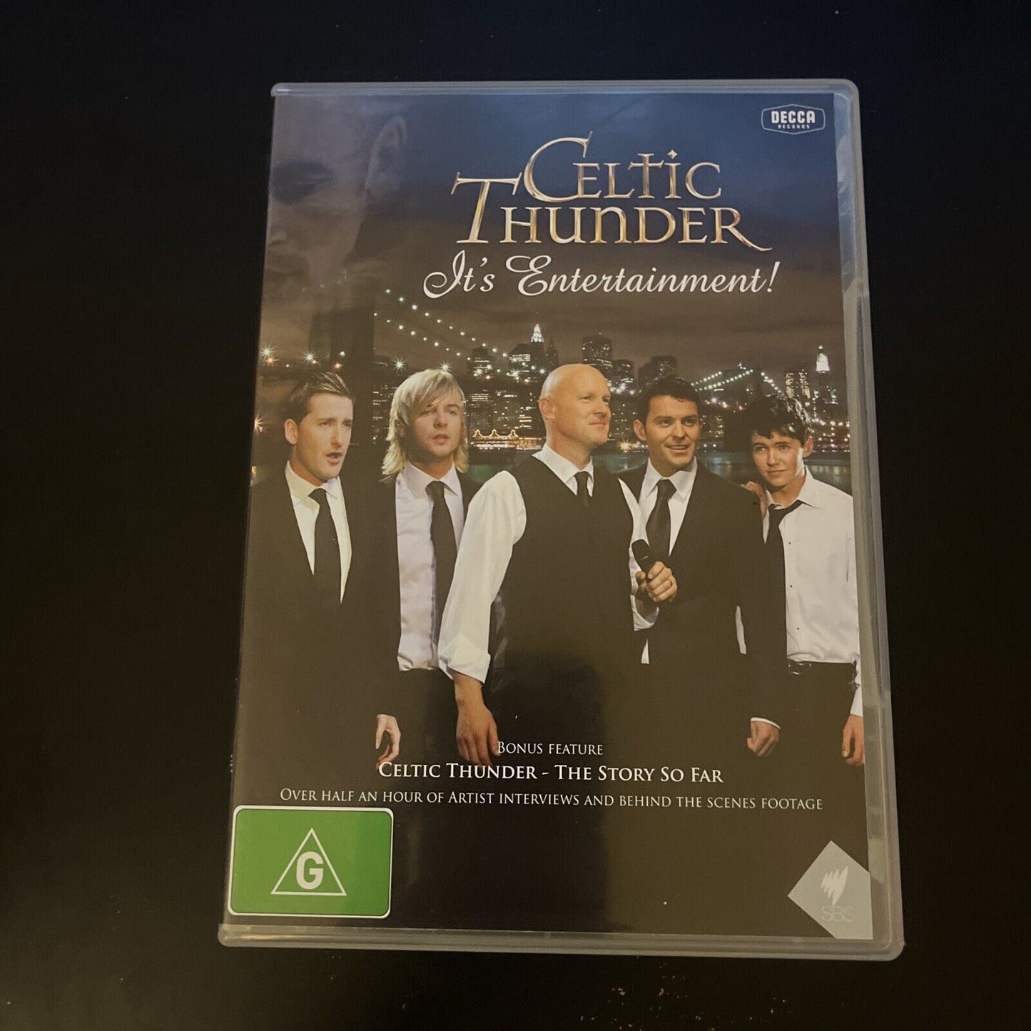 Celtic Thunder - It's Entertainment! (DVD, 2010) NEW All Regions