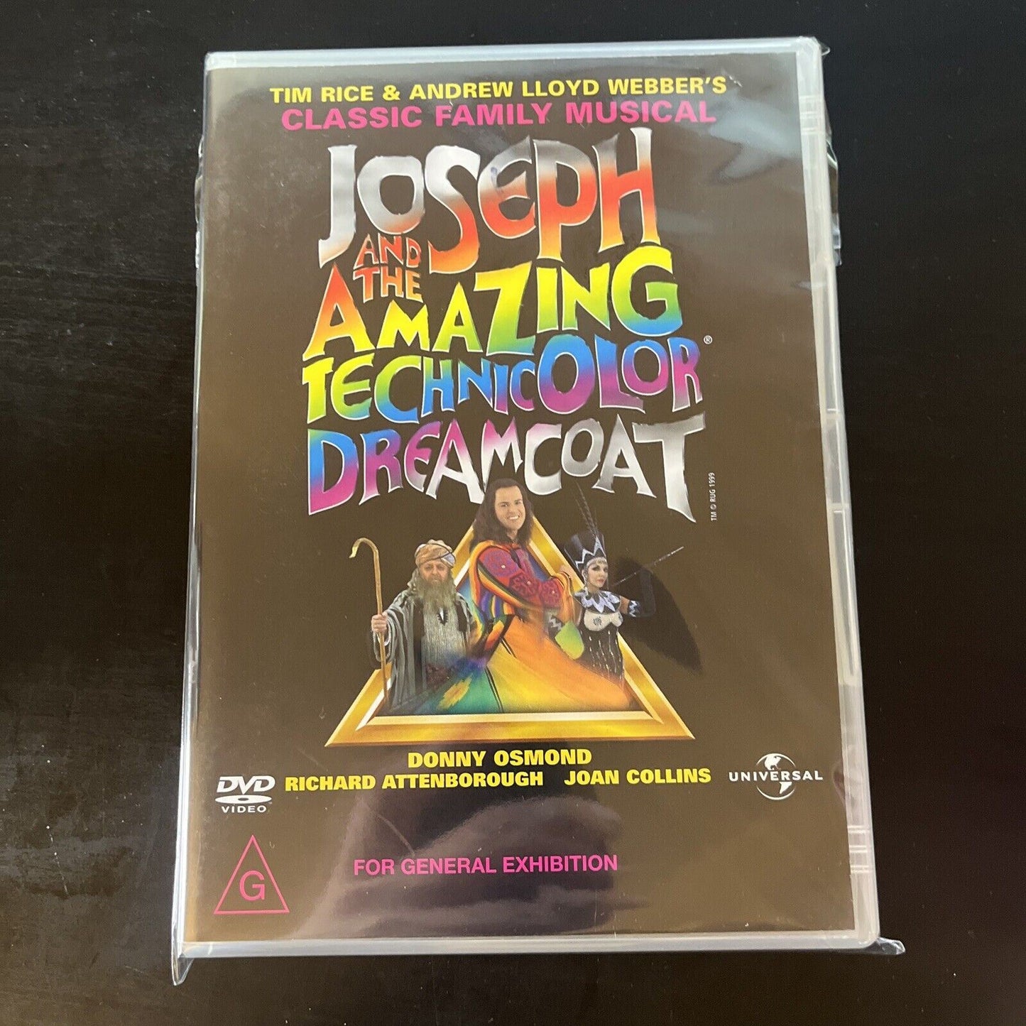 Joseph and The Amazing Technicolor Dreamcoat (DVD, 1999) NEW Region 4