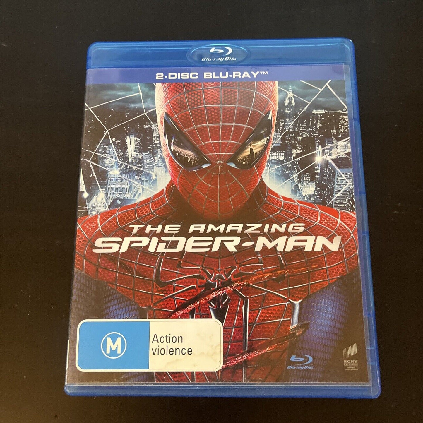 The Amazing Spider-Man 1 & 2 (Blu-ray, 2014, 3-Disc) Andrew Garfield Region B