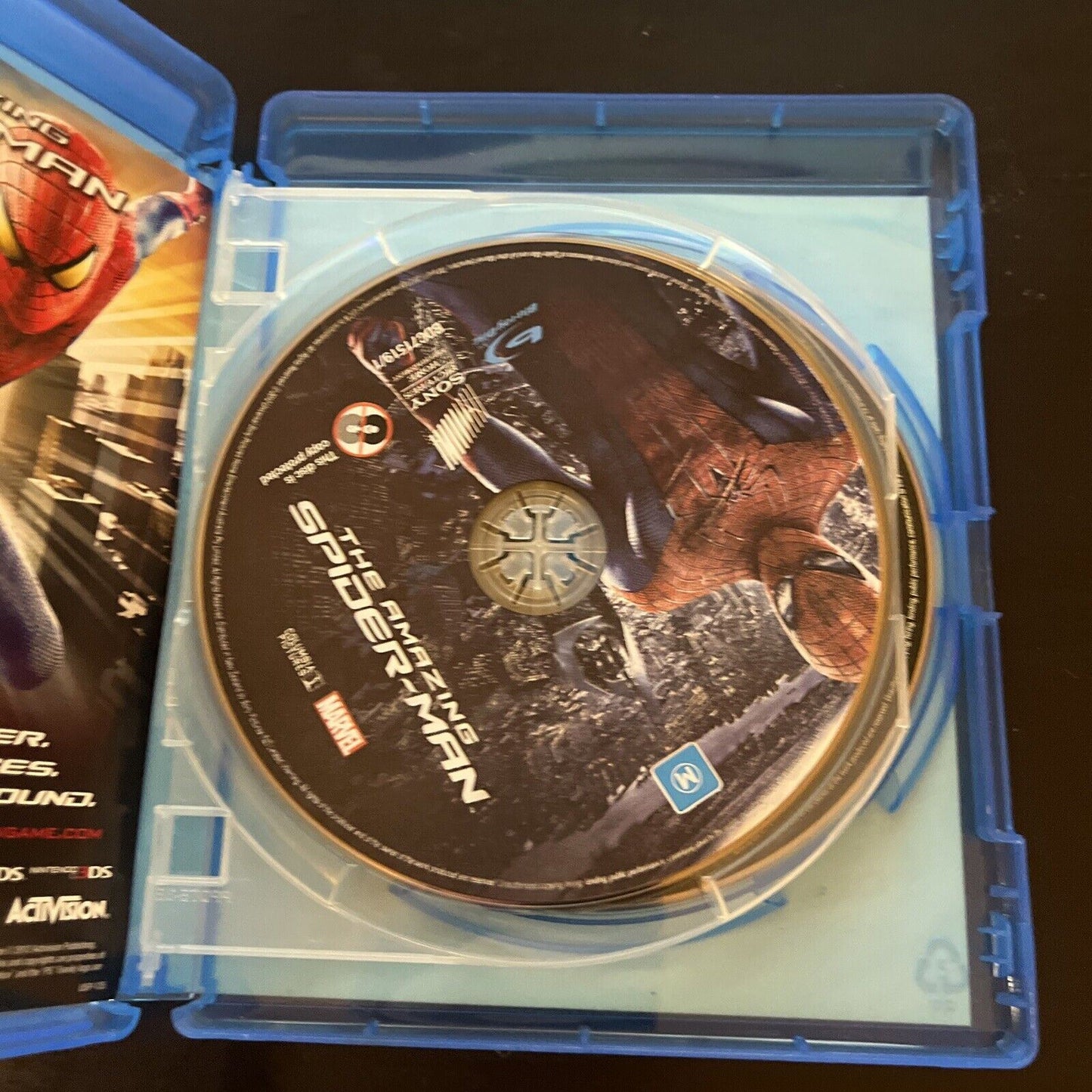 The Amazing Spider-Man 1 & 2 (Blu-ray, 2014, 3-Disc) Andrew Garfield Region B