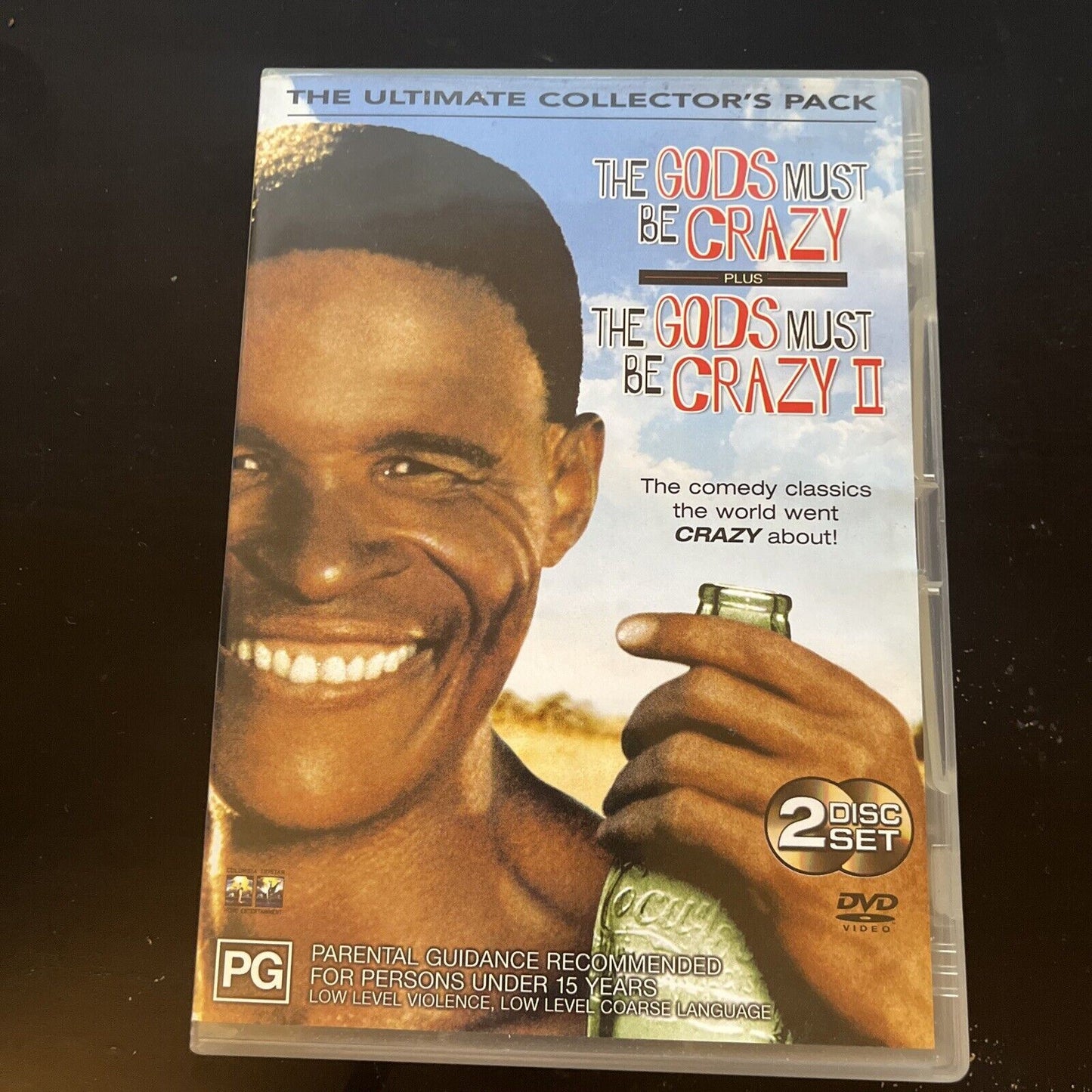 The Gods must be Crazy 1 & 2 (DVD, 2004, 2-Disc) Marius Weyers Region 4