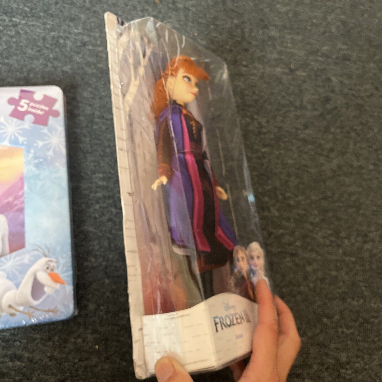 NEW Disney Frozen 2 ANNA Doll Hasbro 10" Figure & Frozen 2 Puzzle Book