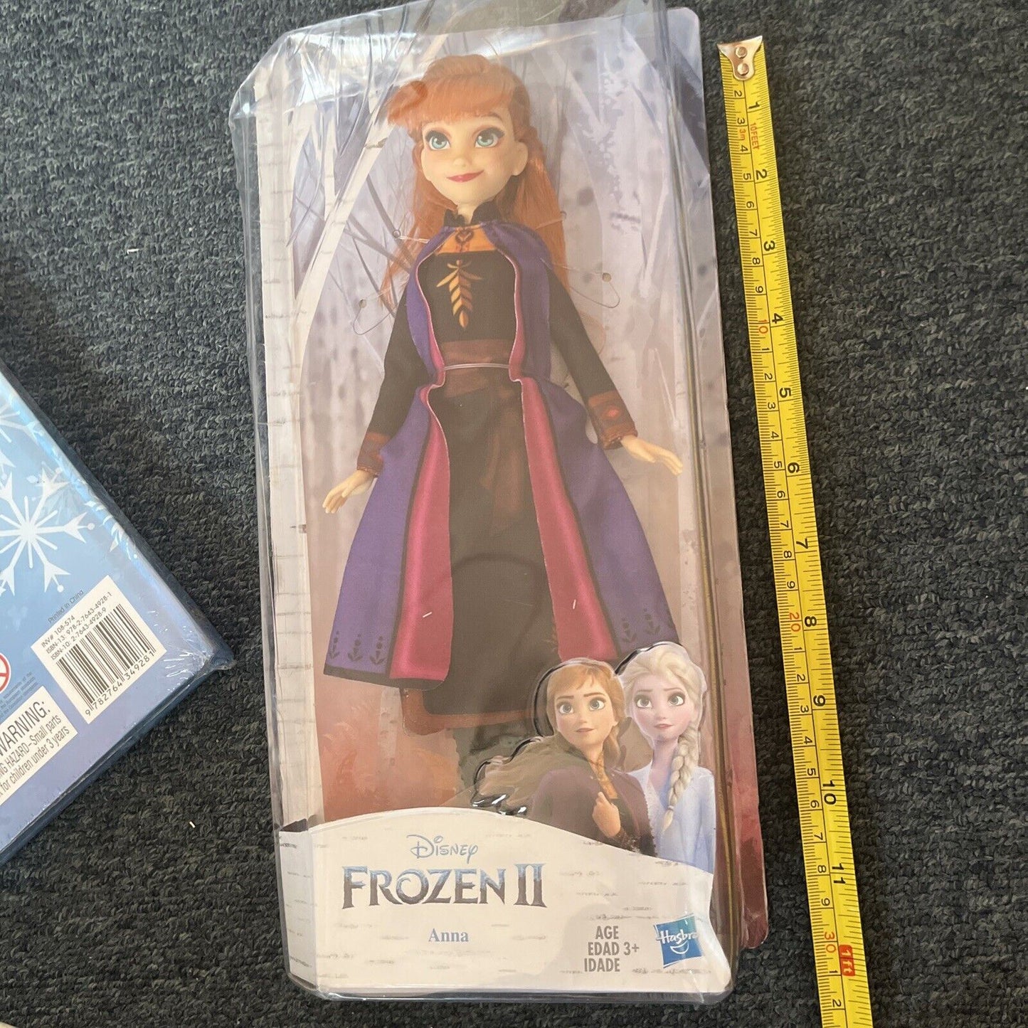 NEW Disney Frozen 2 ANNA Doll Hasbro 10" Figure & Frozen 2 Puzzle Book