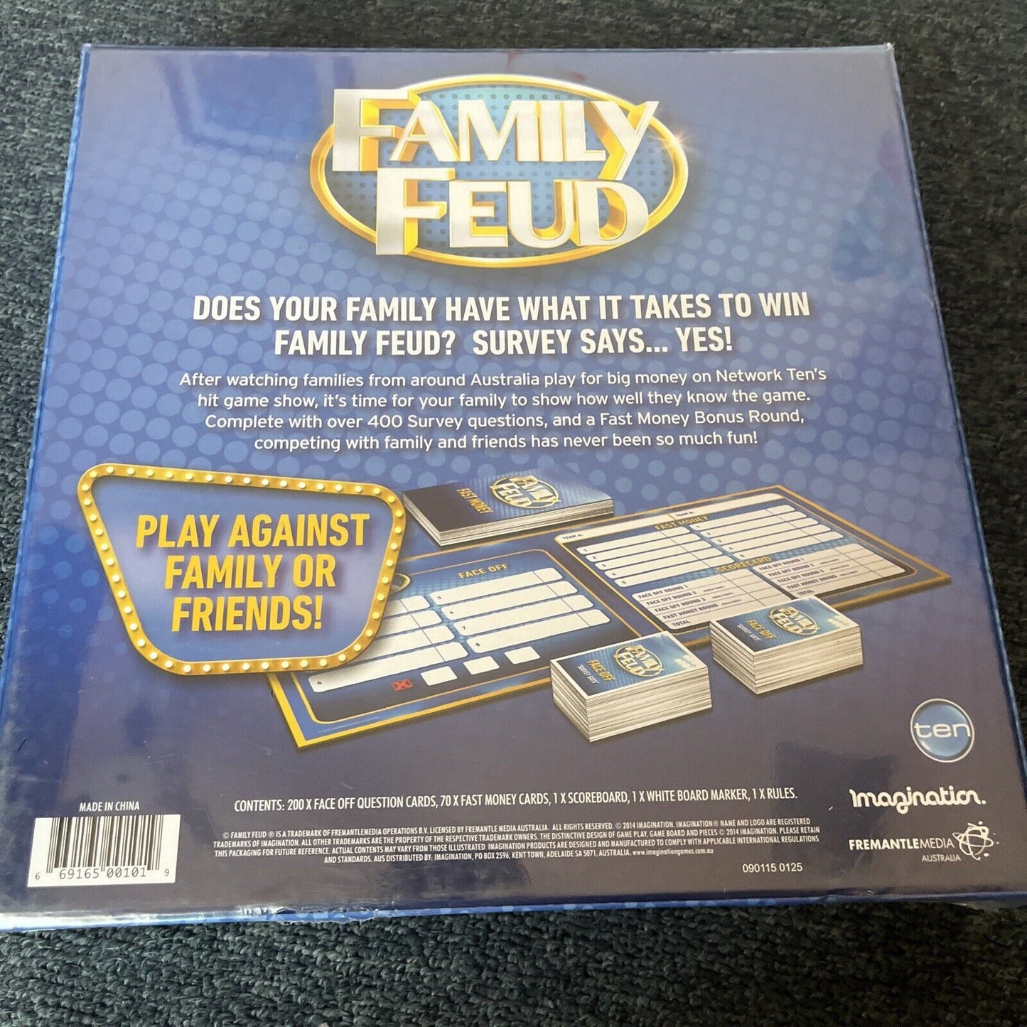 *New Sealed* FAMILY FEUD Board Game Imagination 1st Edition