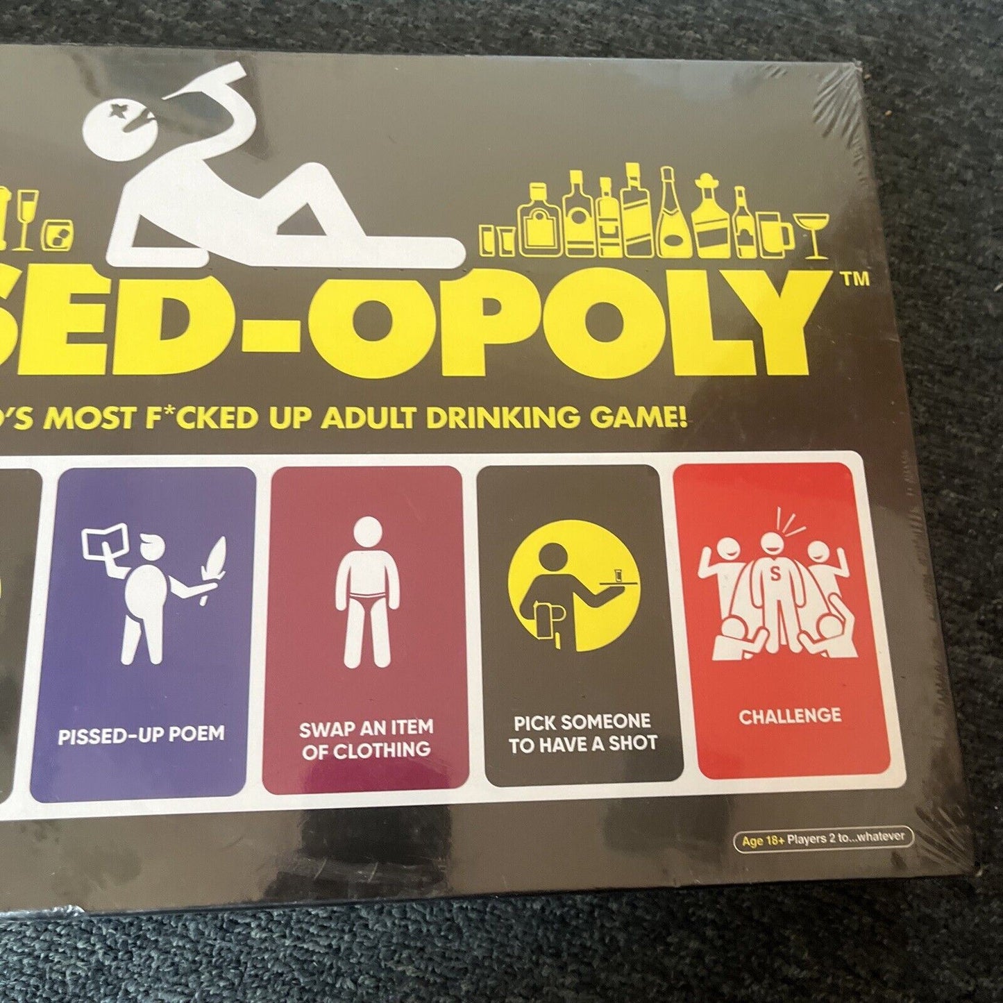 *New Sealed* Pissed-opoly Adult Drinking Board Game Imagination