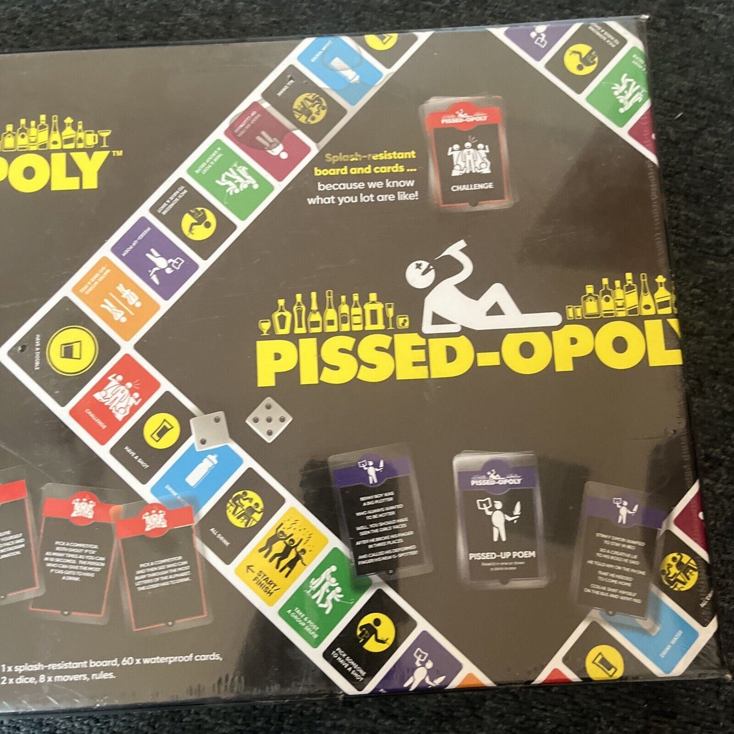 *New Sealed* Pissed-opoly Adult Drinking Board Game Imagination