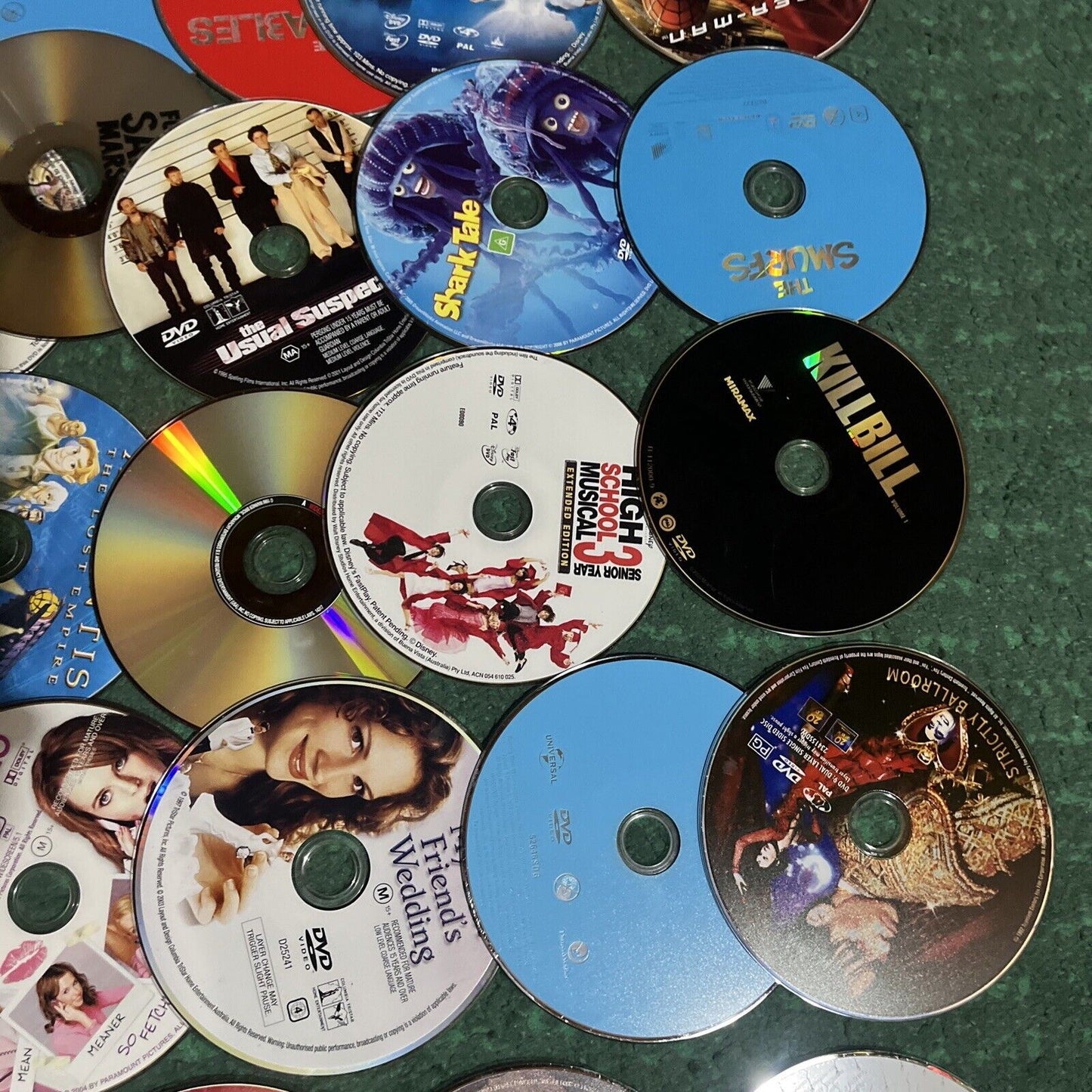 62x DVDs loose Hollywood Action Adventure Comedy Drama Movies Region 4