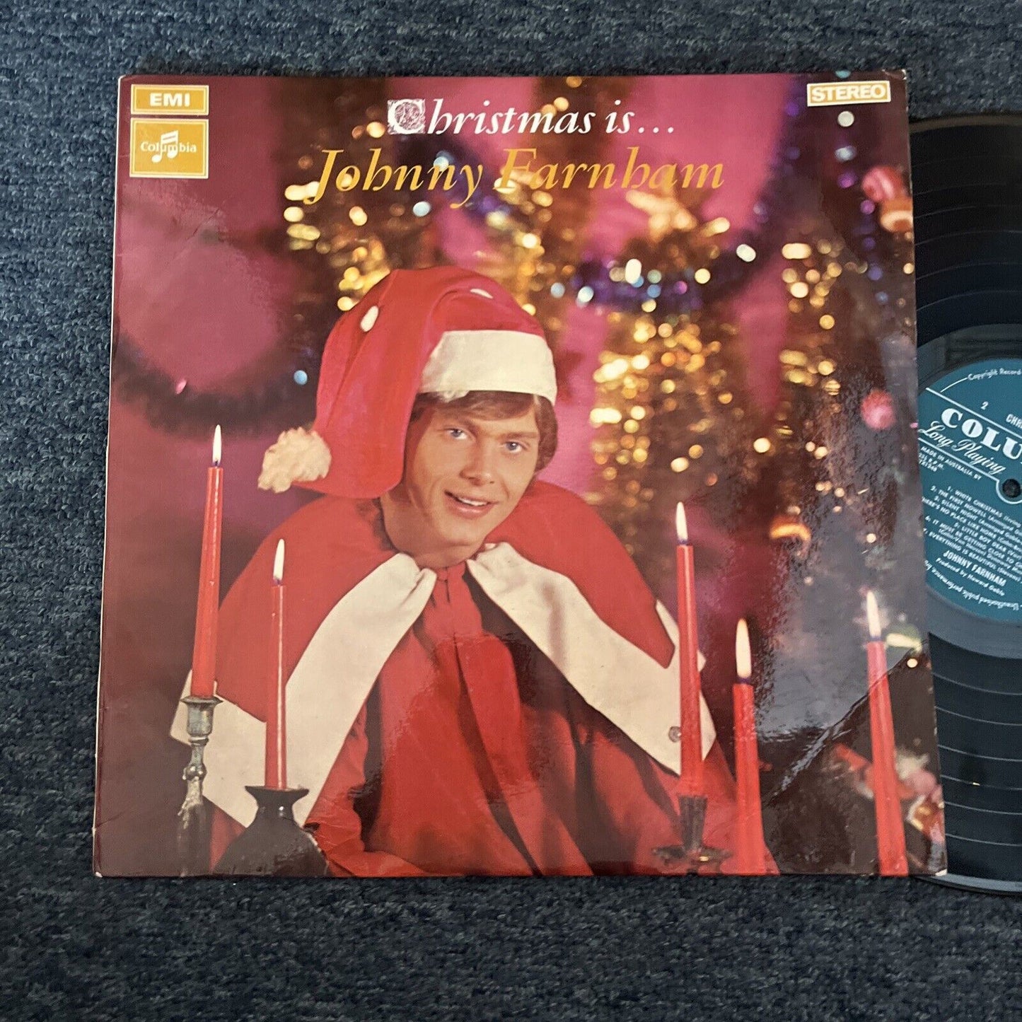 Johnny Farnham - Christmas is... Johnny Farnham (Vinyl, 1967)